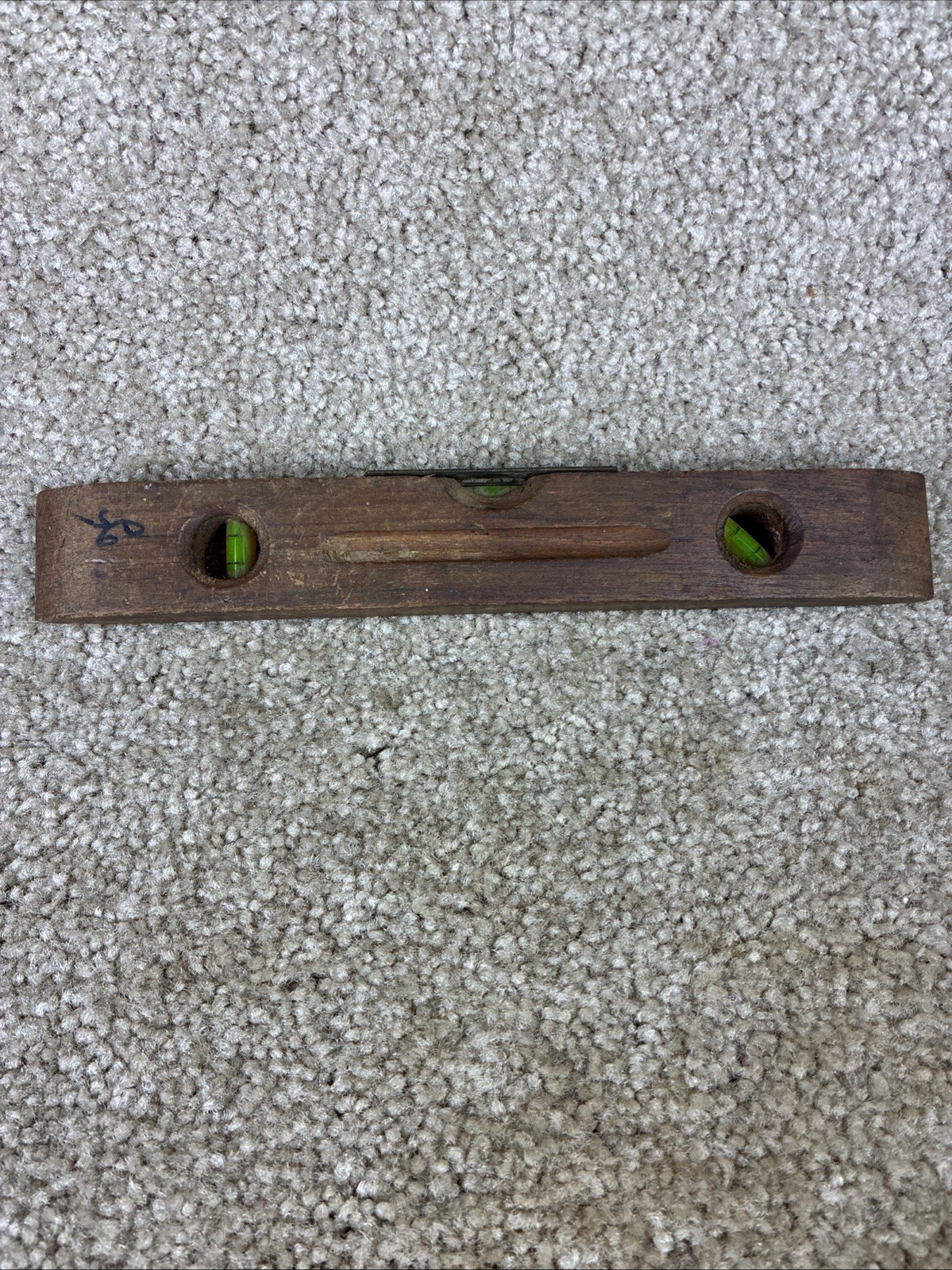 Stevens #399 Wood Torpedo Level Vintage