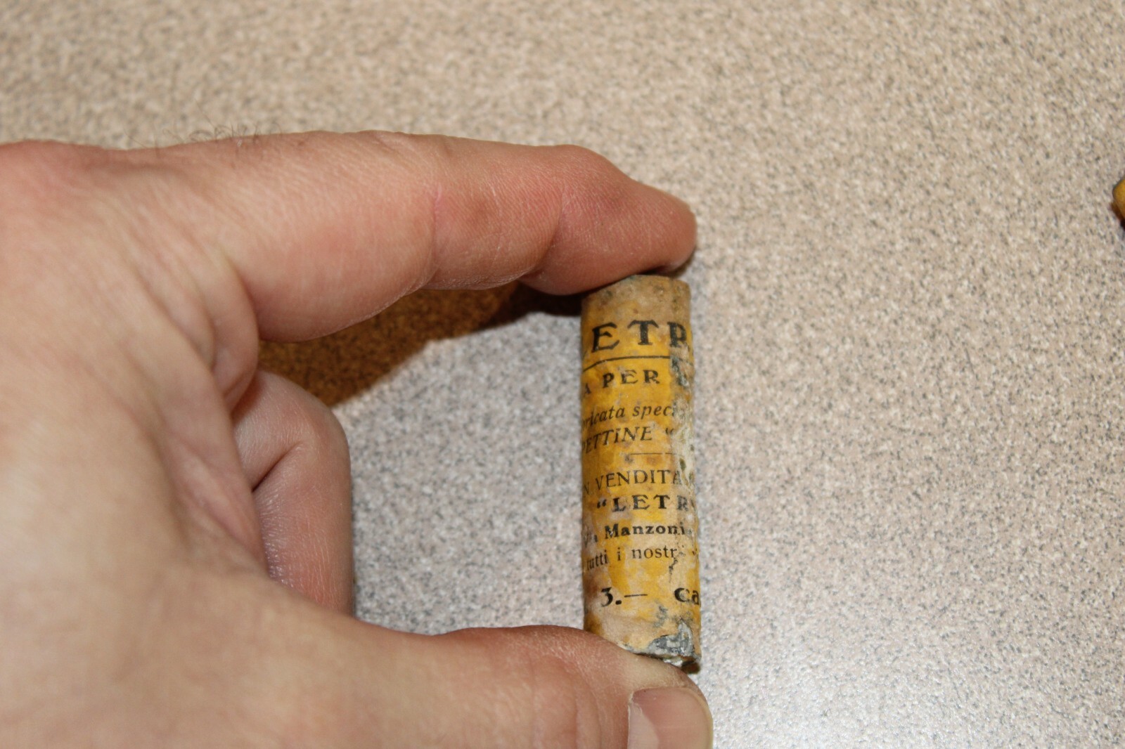 2 Vintage Letrik AA Batteries Pila Per Pettine