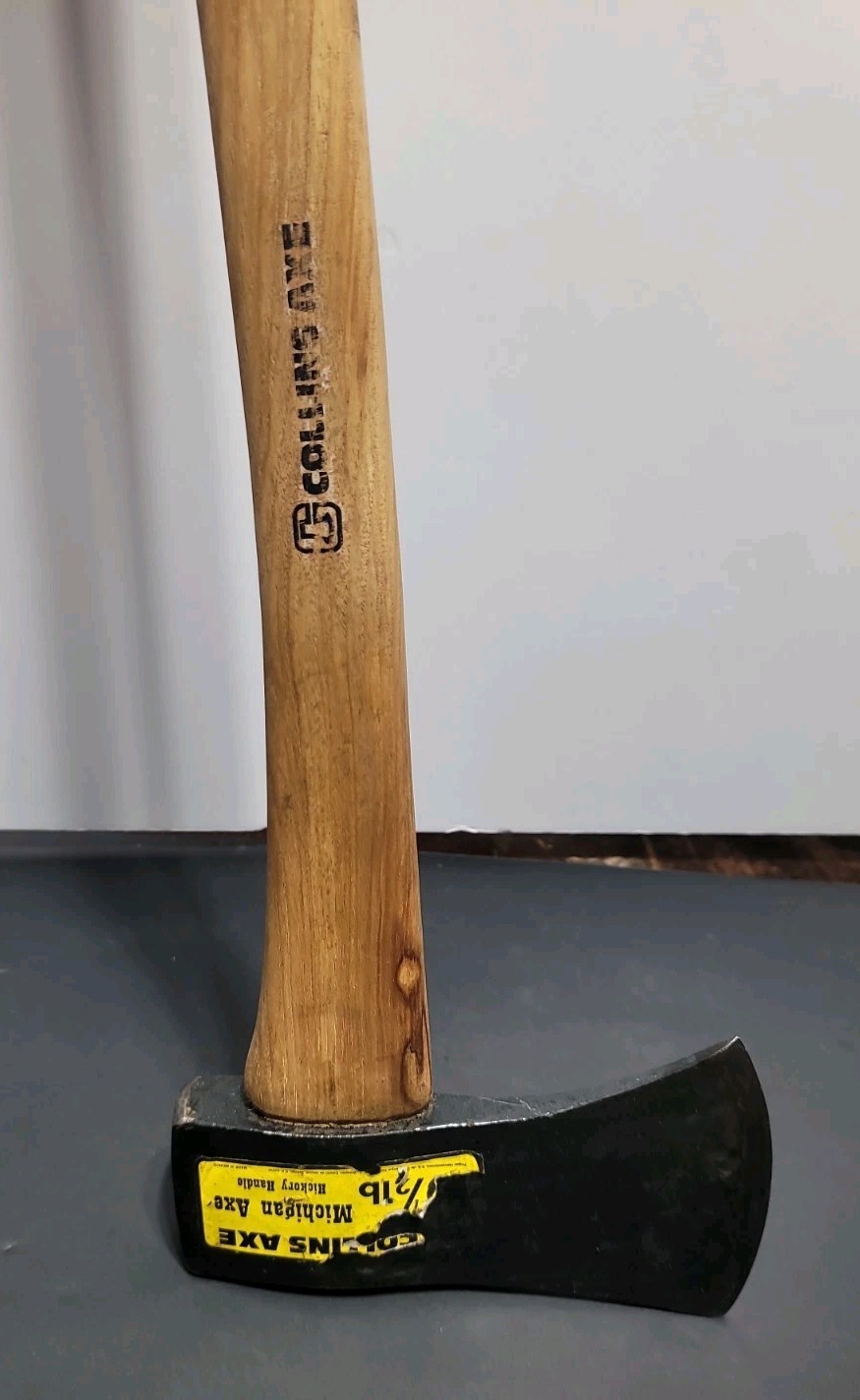 Handy Seldom Used 35″ Collins USA 3 lb-5 oz Michigan Pattern Single Bit Axe