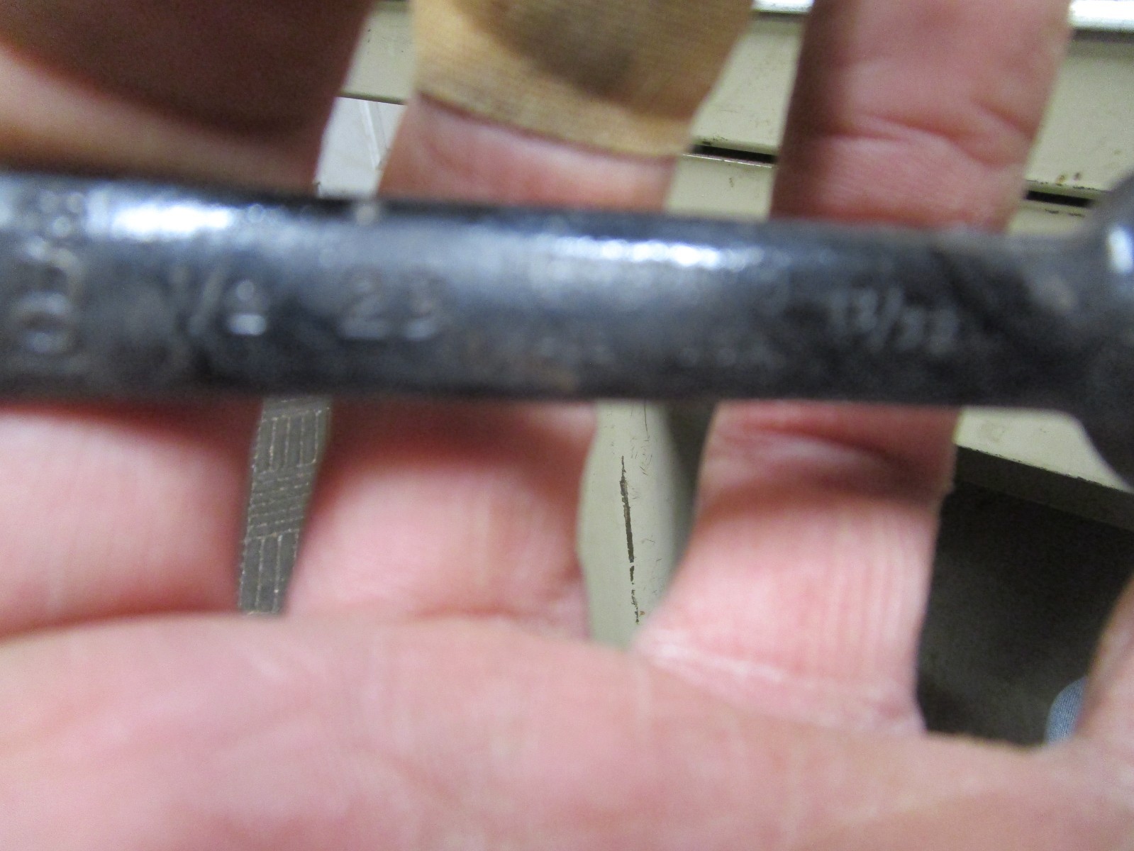 NOS Herbrand No 23 13/32″ & 1/2″ Double Open End Engineers Wrench USA