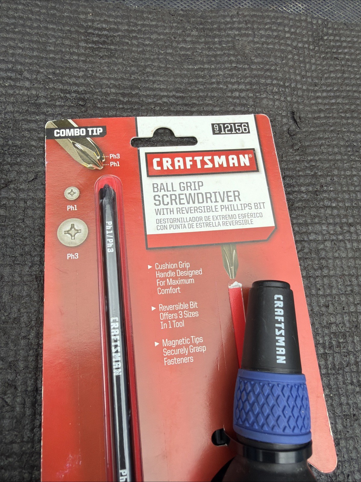 Sears Craftsman Nos Phillips & Flat 12156 11783 Ball Grip Screwdriver Set 2pcs