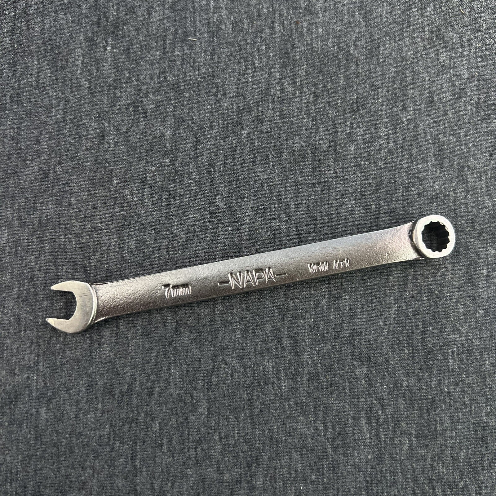 NAPA Tools 7mm Combination Wrench 12 point NDM47 4” Long USA