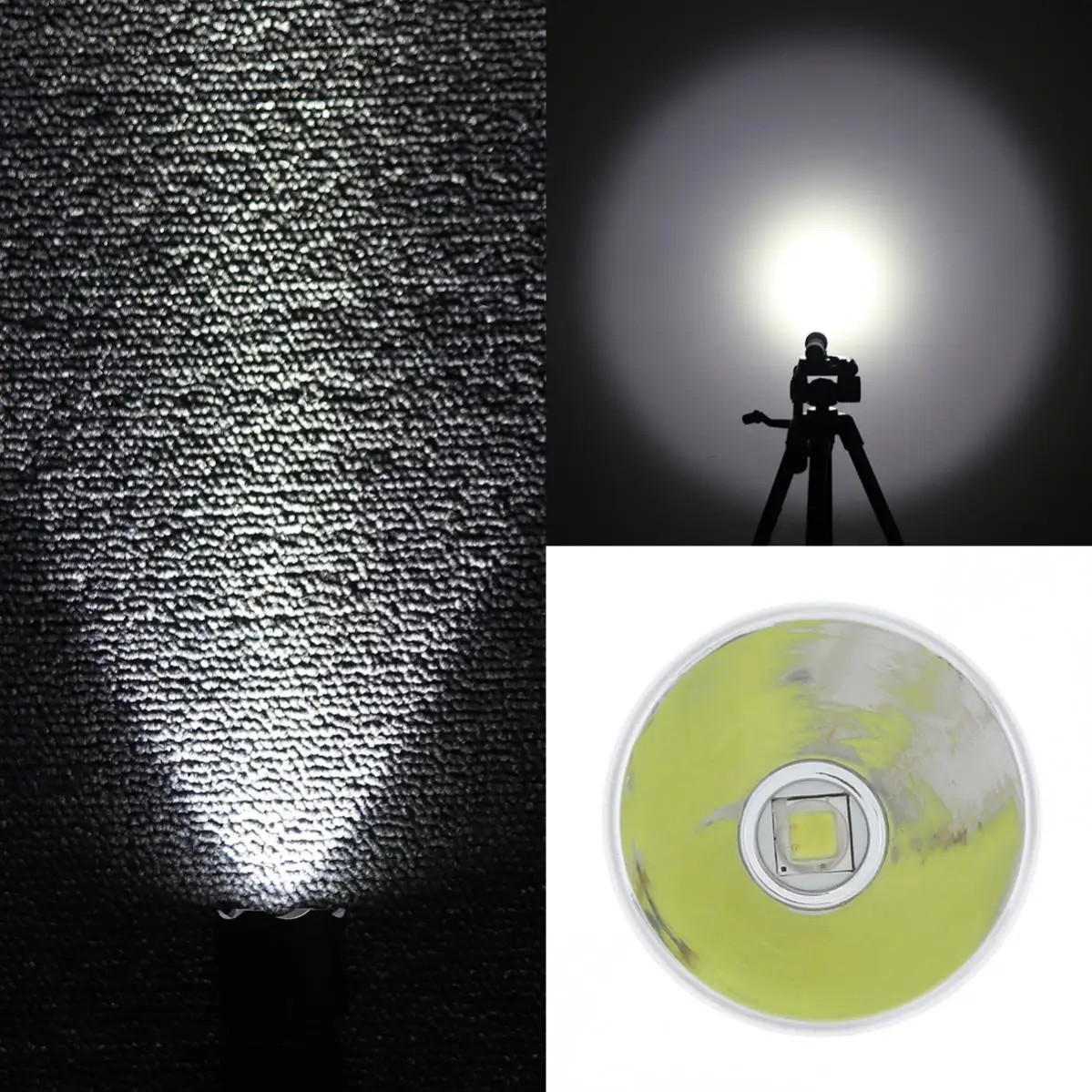 26.5mm L2 LED Flashlight Bulb Replacement Smooth Reflector Lamp Cap for C2 Z2