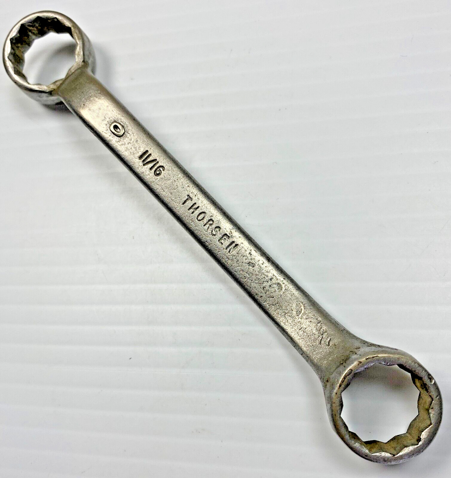 Vintage Thorsen Tools 2120 – Short Box End Wrench 11/16″ x 5/8″ 12 Point USA