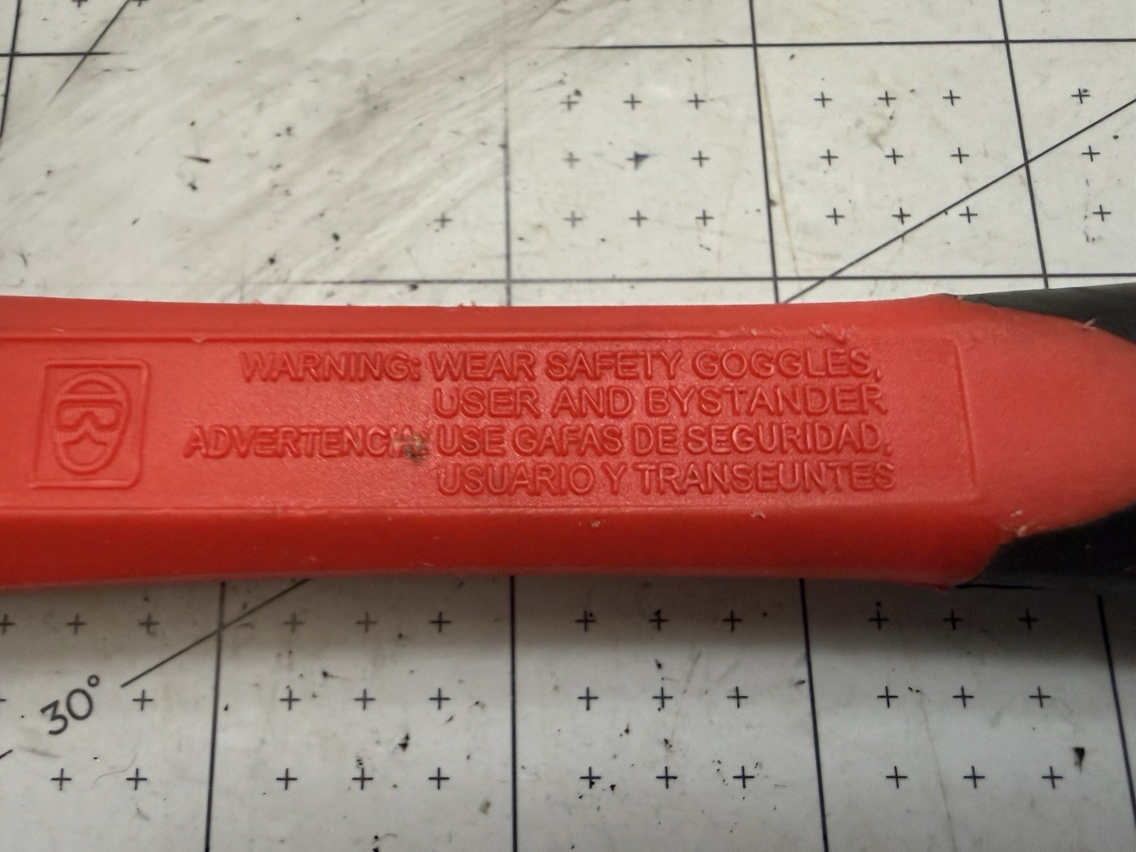 8 OZS. claw hammer fiber glass handle, cushion grip AS SHOWN