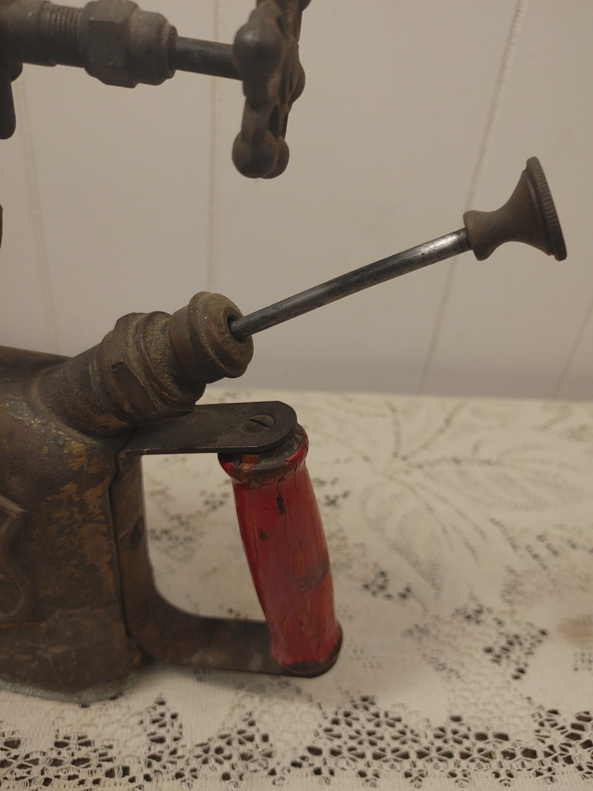 1920s Clayton & Lambert TL-130 Flat Tank Brass Blow Torch ~ Untested