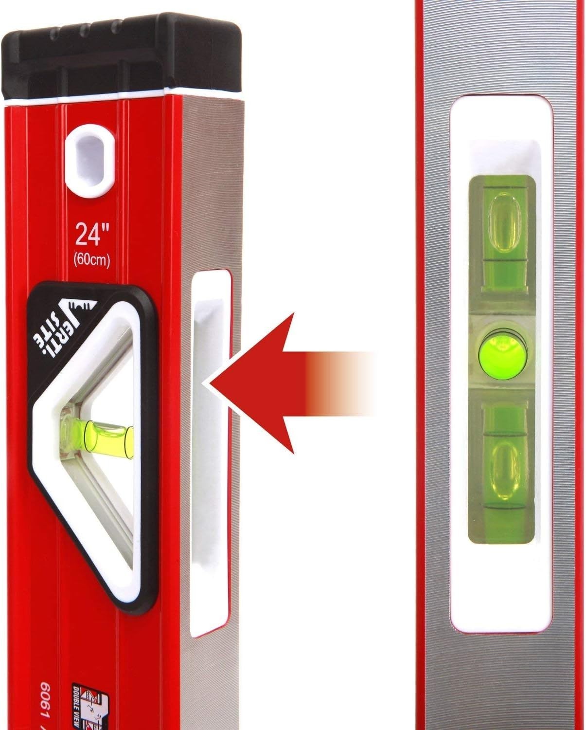 Aluminum Alloy 3-Piece Level Set – 9″ Lighted, 24″ & 48″ Spirit Levels Included
