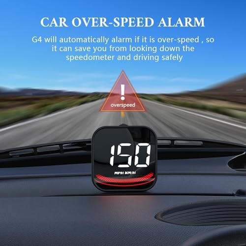 wiiyii GPS Speedometer Digital Speedometer for Ca Universal Heads Up Display,