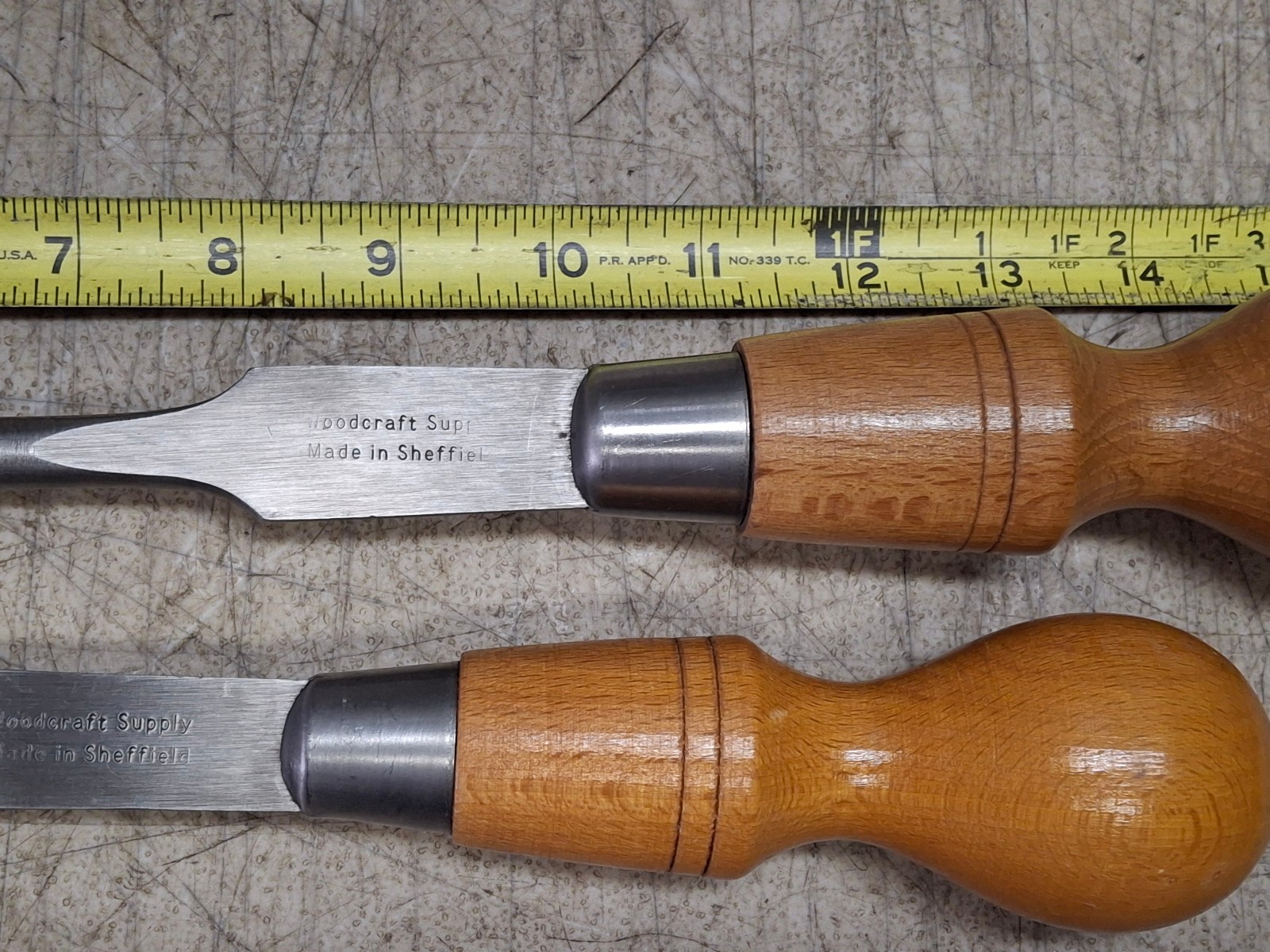 2 Qty. Vintage Woodcraft Supply Cabinet Screwdrivers .45″ & .52″ Made England
