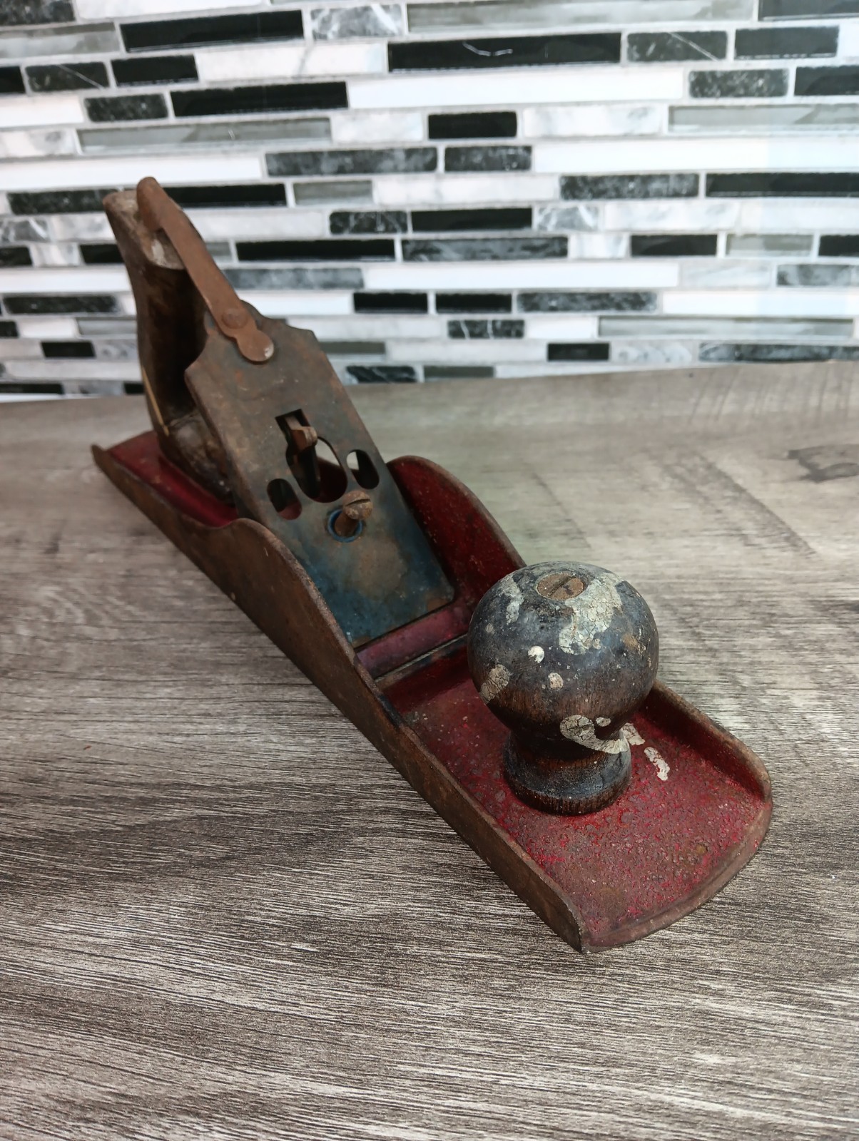 Antique Hand Wood Planer Collectibles Shop Decor Rustic Americana