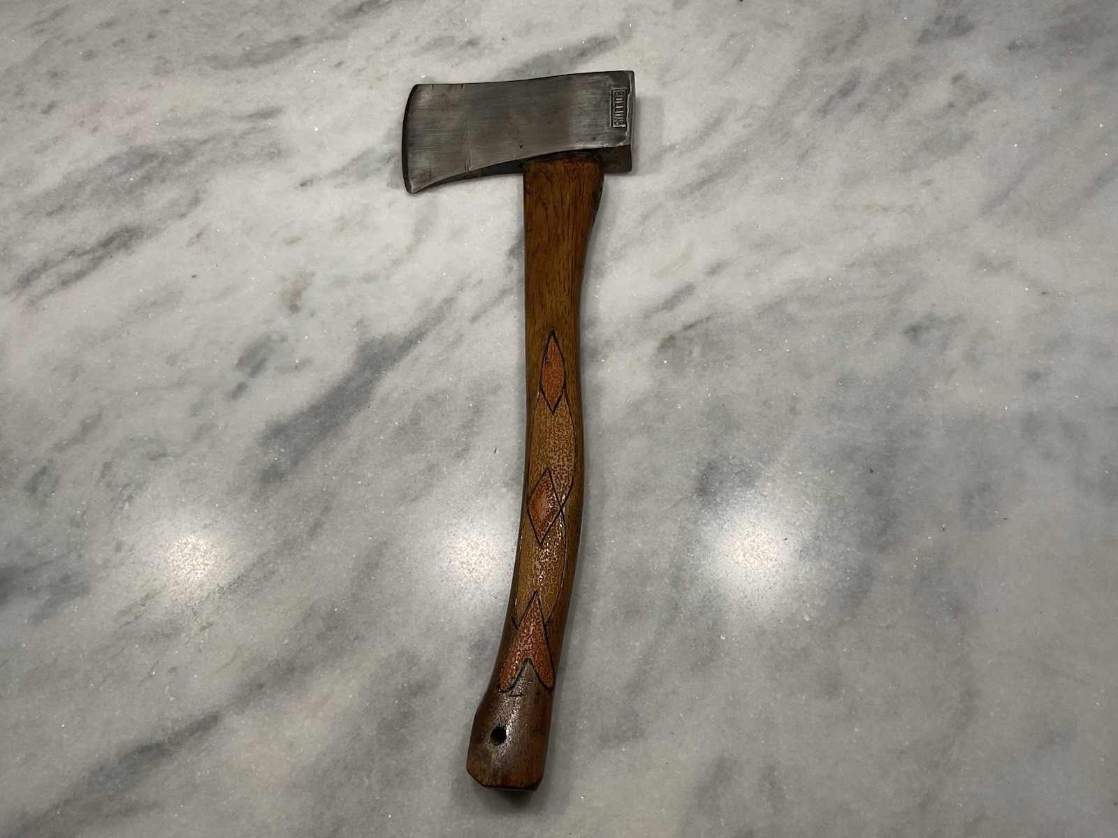 Vintage Collins camp Hatchet Made In USA 🇺🇸 Custom Handle