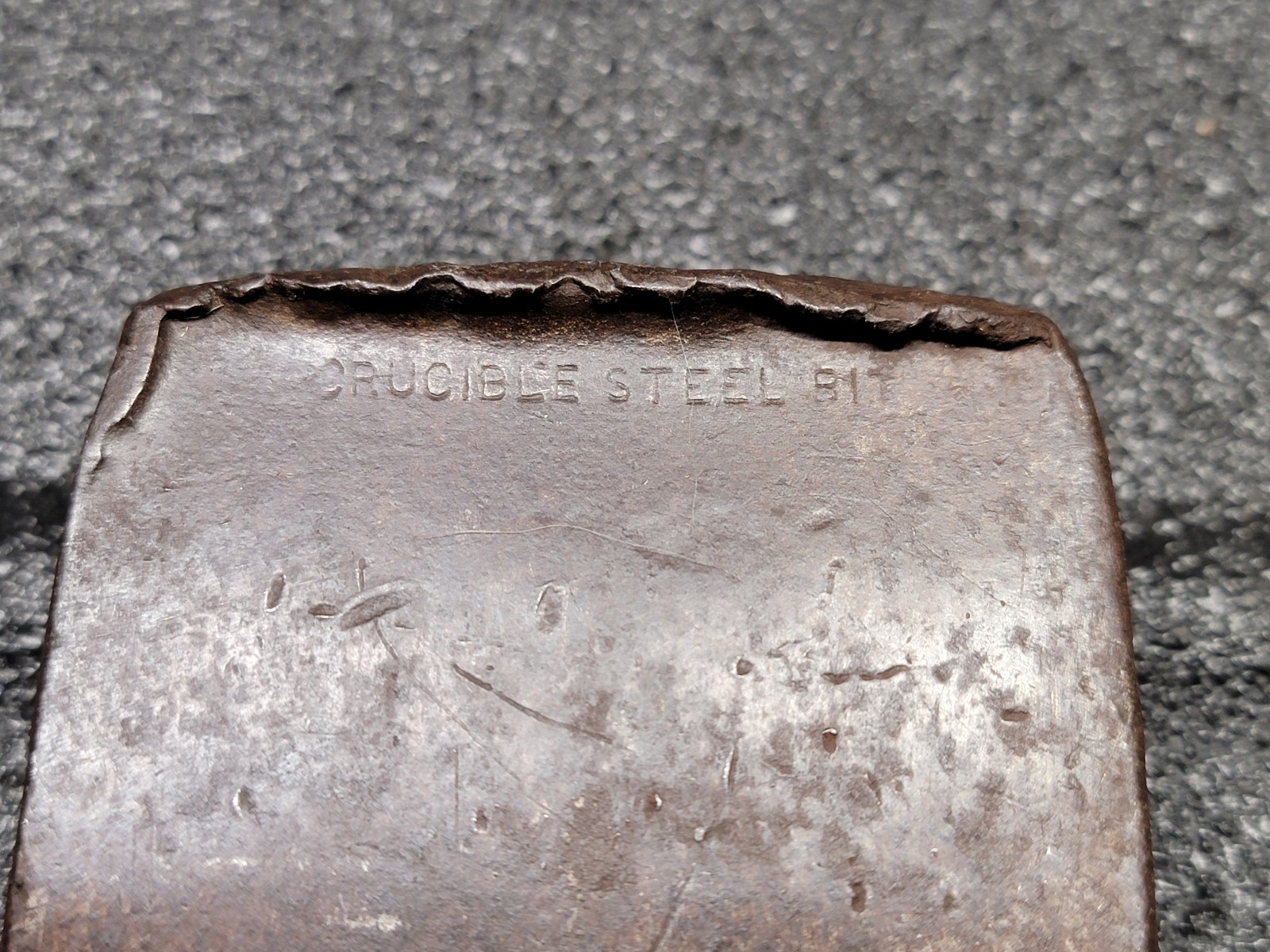 Vintage Bridge Tool Co Phantom Bevel Single Bit Axe Head Crucible Steel