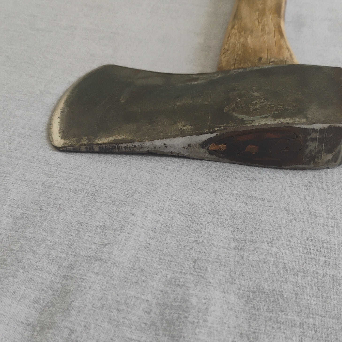 Dunlap USA Vintage Throwing Hatchet Axe Collectible Tool Wood Handle