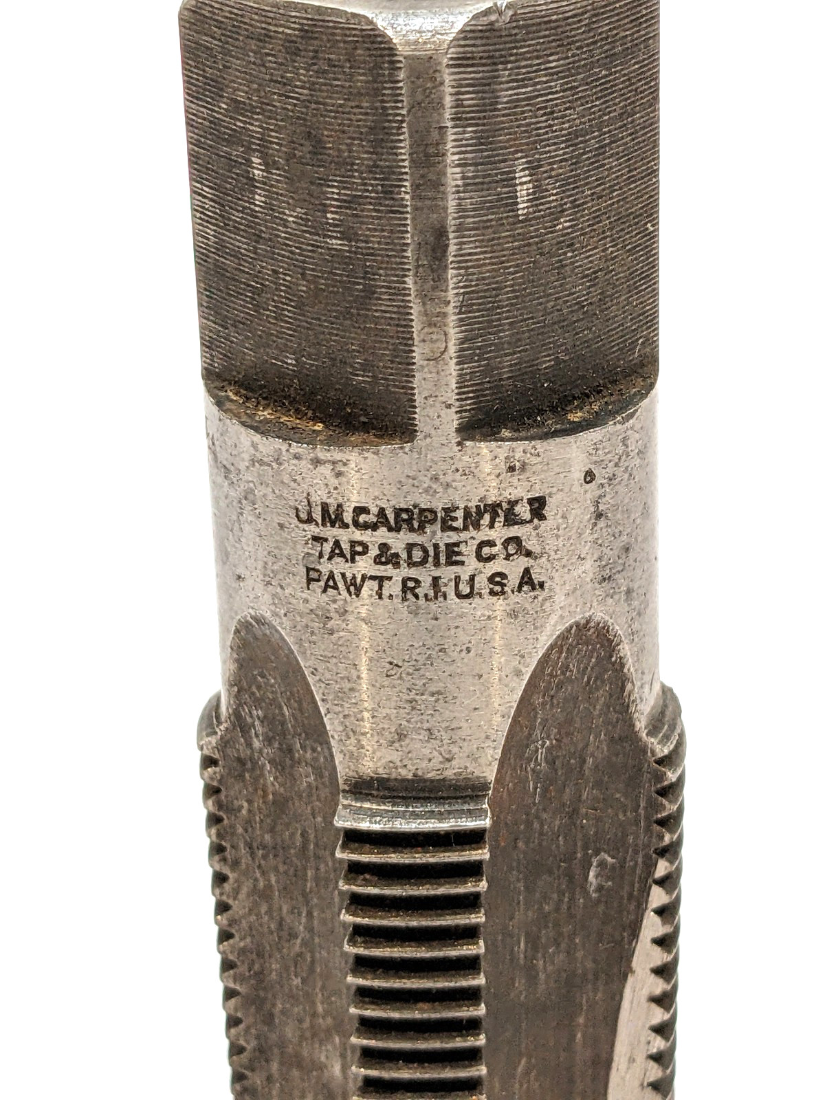Vintage 1-11 Tap 1″-11 Tap J.M. Carpenter Tap & Die Co. Pawtucket RI USA
