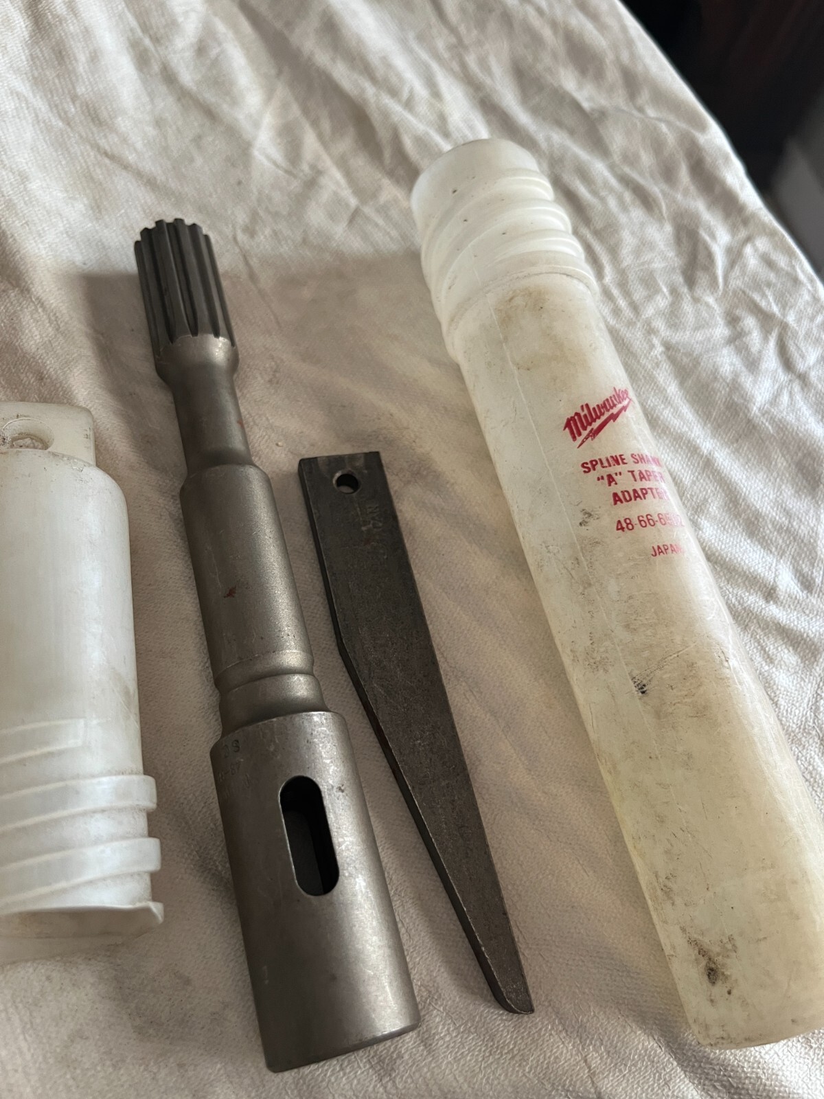 Lot of 7 Grab Bag Machinist Tools Bison Sleeve Milwaukee Adapter General Ma