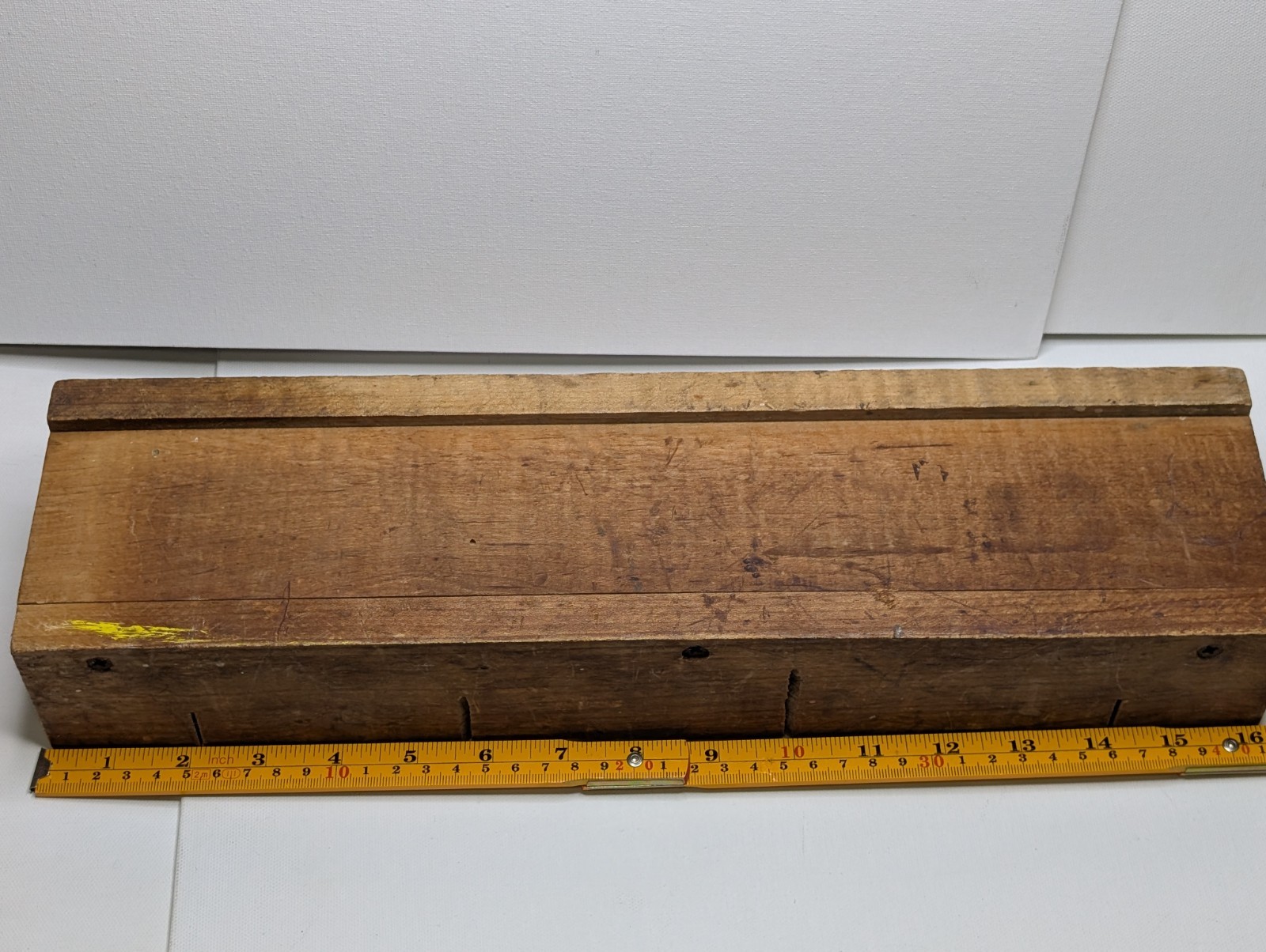 Vintage Durall No 116 Rock Maple Mitre Box Wood Miter Saw Guide Made In USA