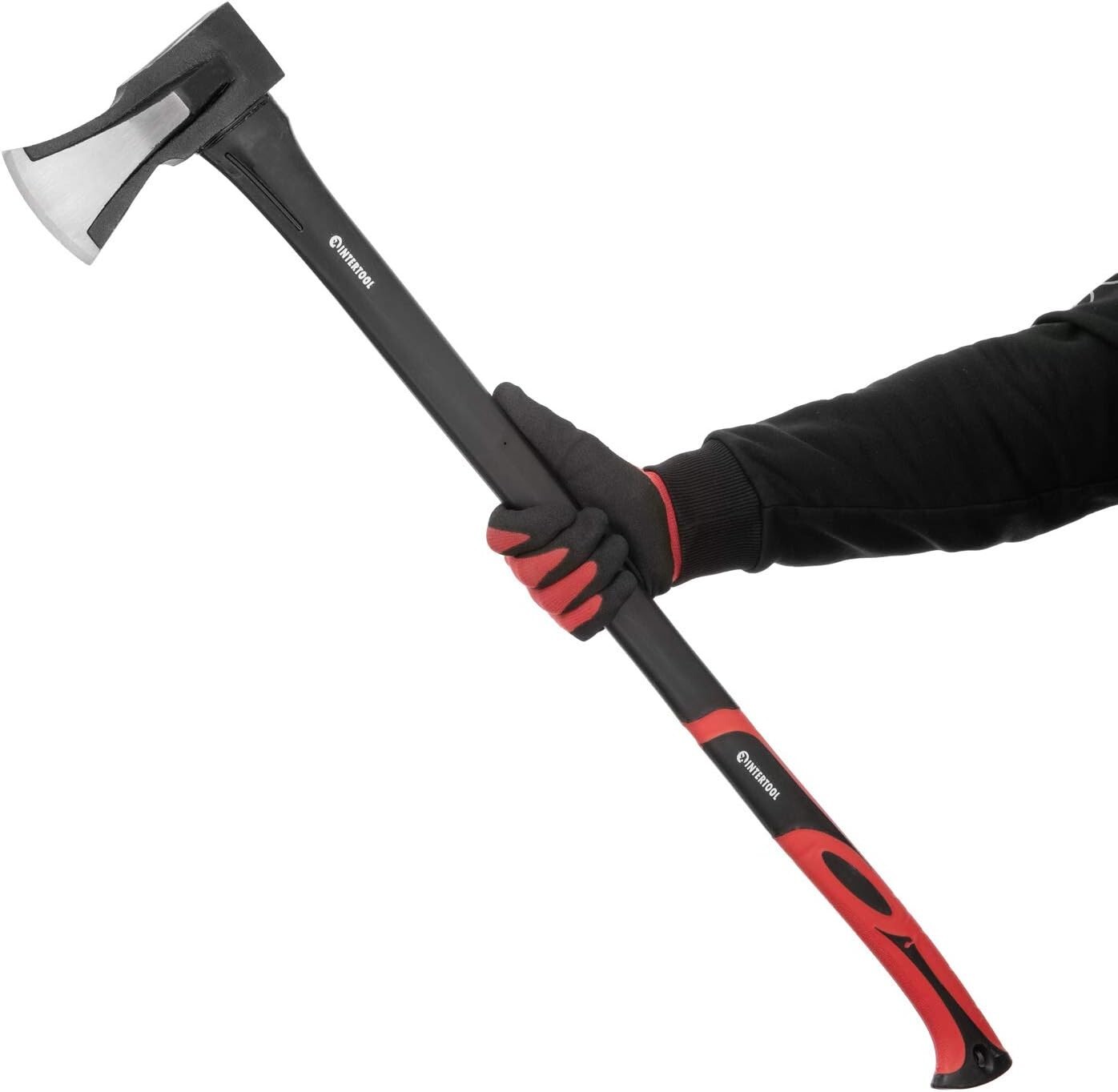 36” Splitting Axe, Wood Splitter Maul, Log Ax, Shock Absorbing Fiberglass Ant…