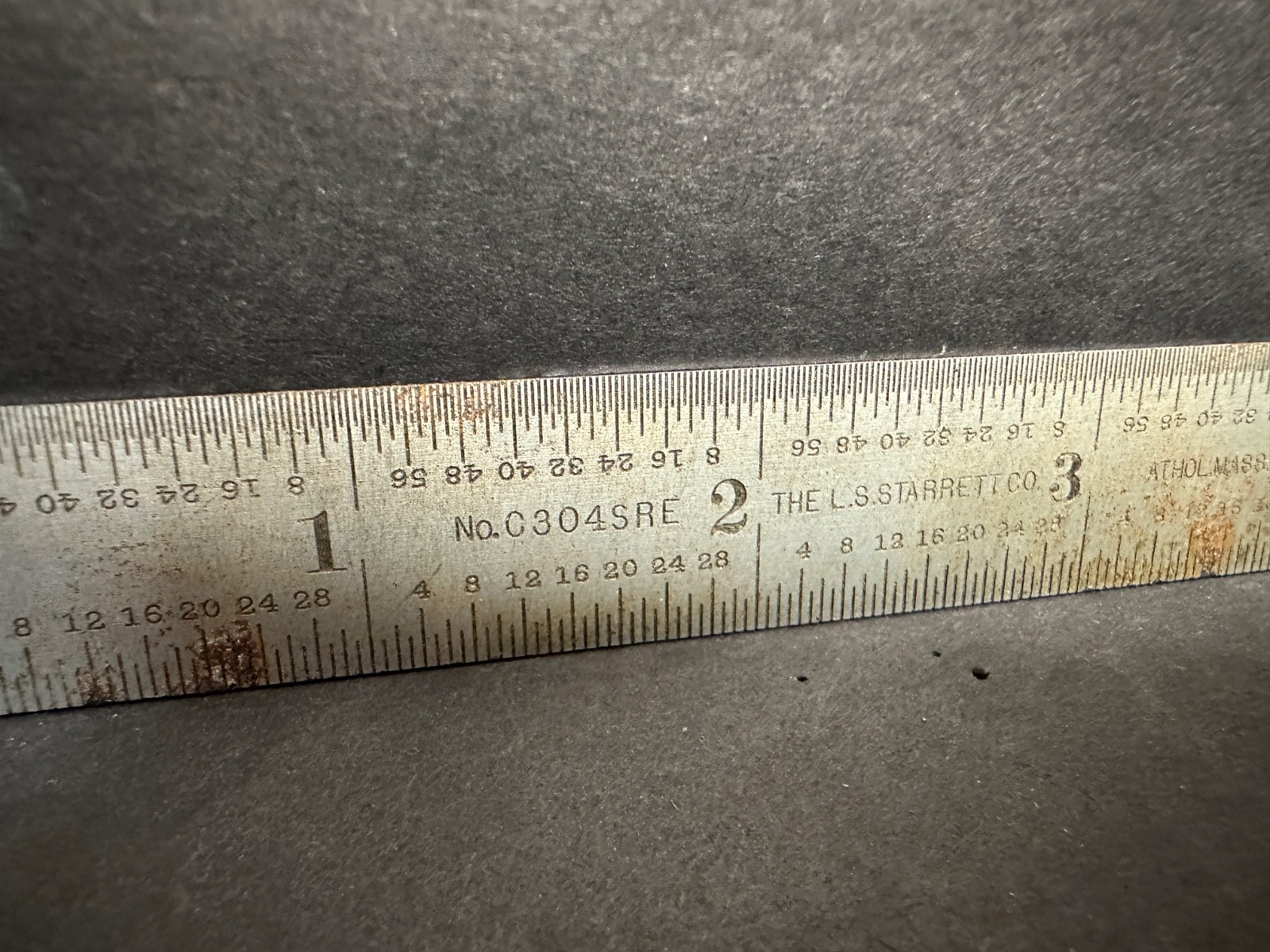 3 Starrett Rules: No. 303 Tempered No. 4, No C304SRE, and No. 13 Hardened No. 4