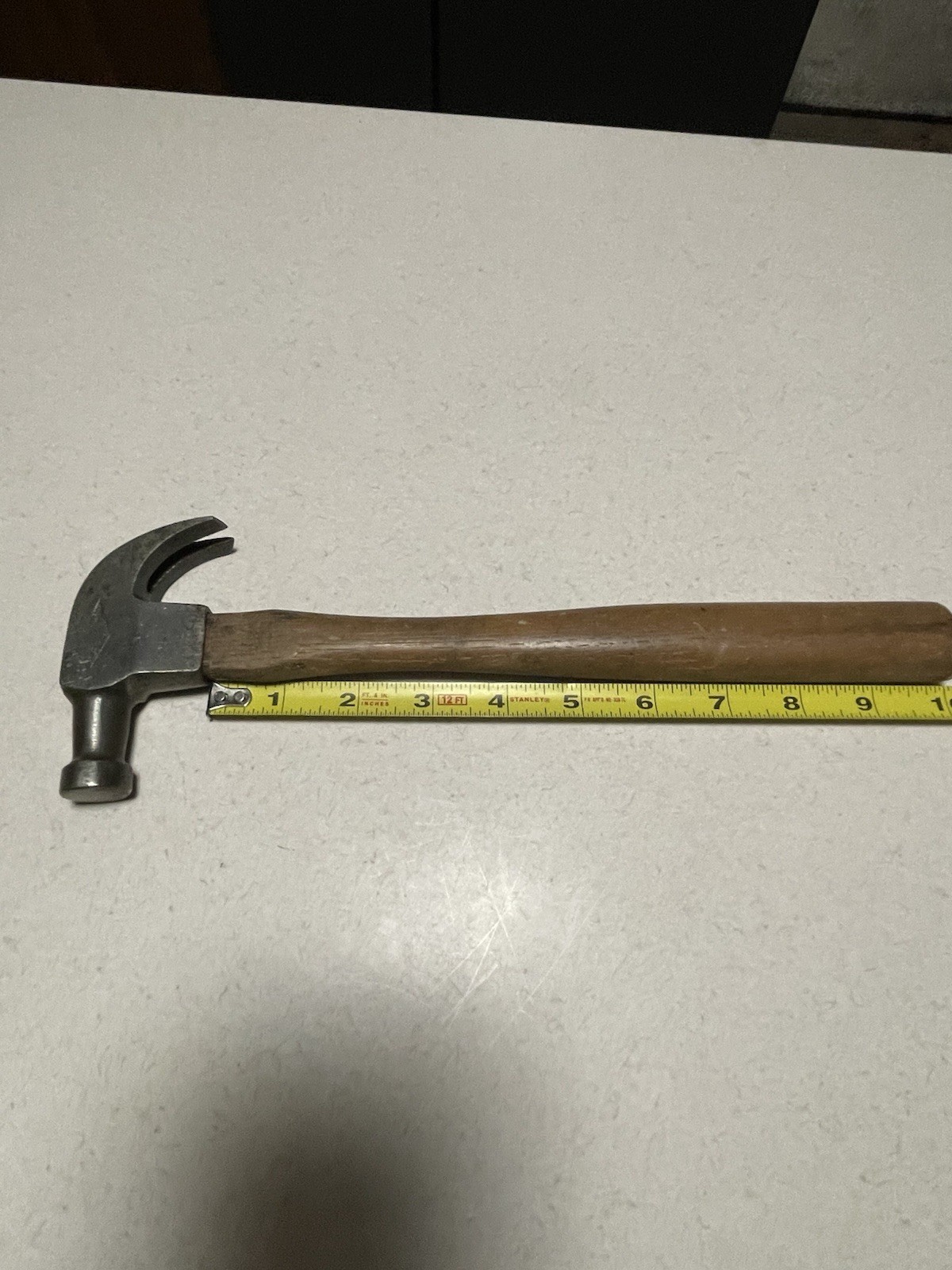 vintage shapleigh diamond Edge Small Claw Hammer St. Louis MO Good Handle Logo