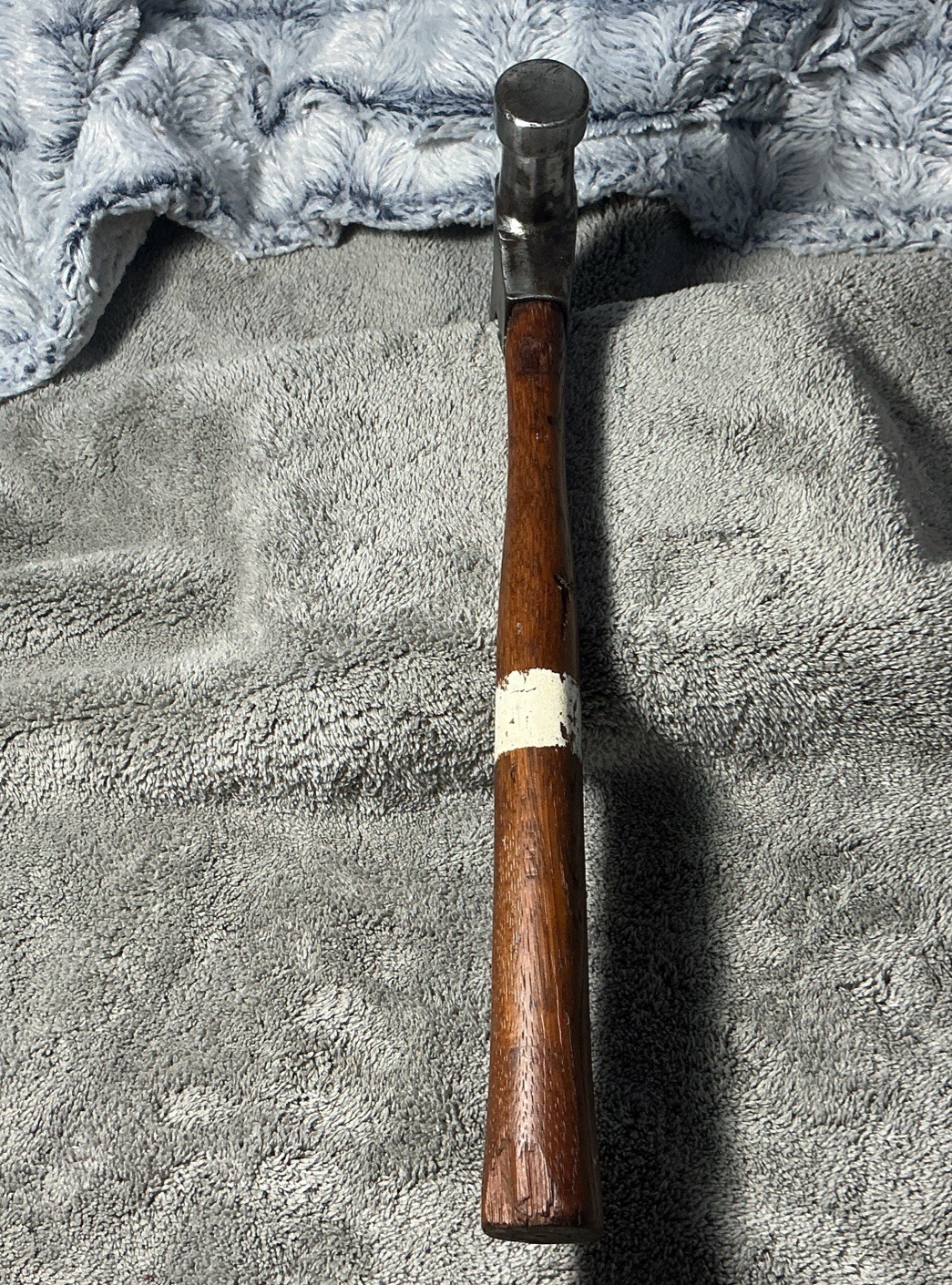 Vntg. Belknap Blue Grass Balanced Hammer – US Military Marked W/ Original Handle