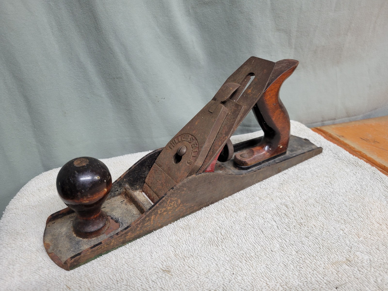 Vintage Miller Falls No 14 Wood Plane Smooth Bottom OLD