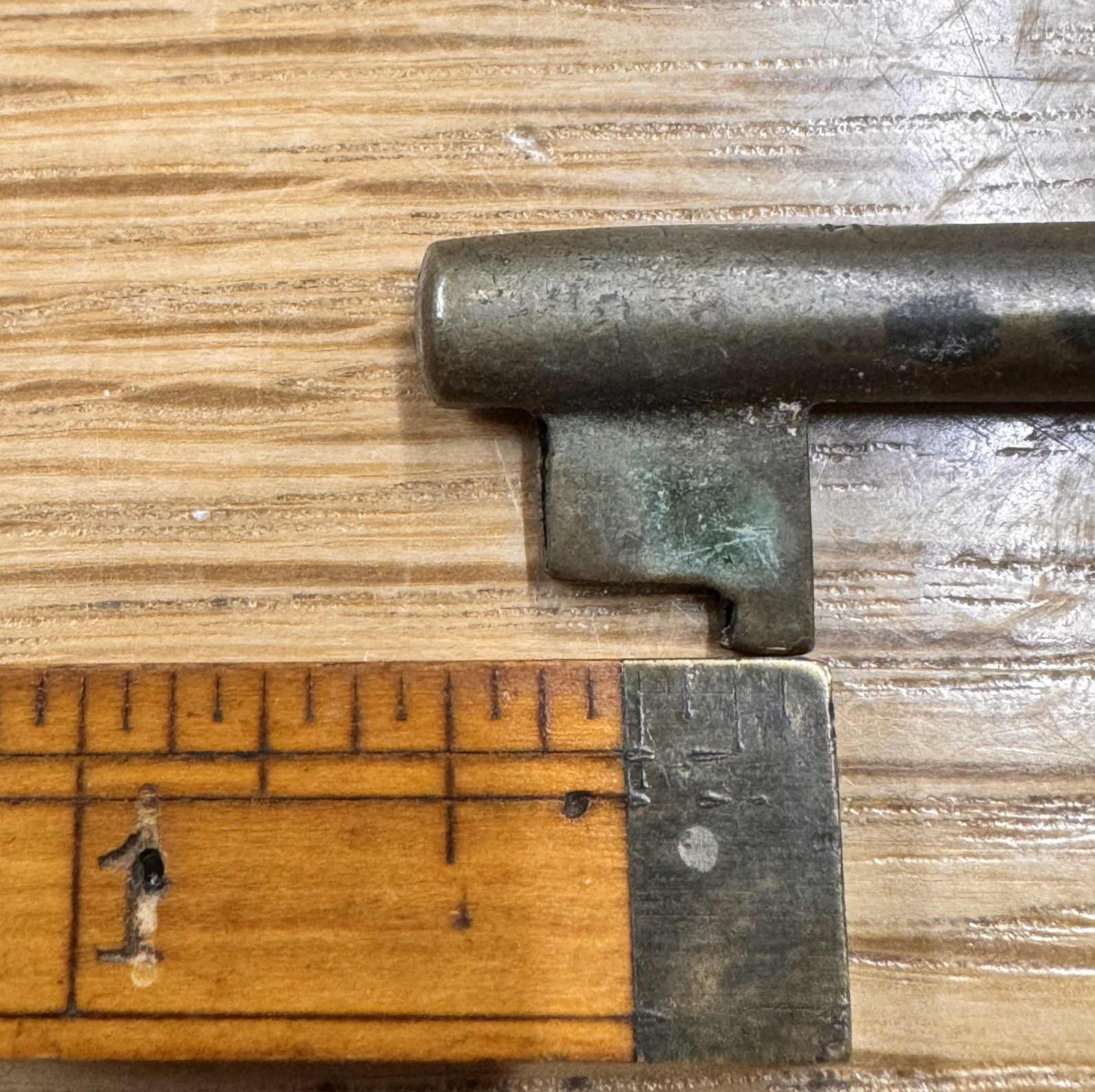 🌿 🗝️ VINTAGE BRASS SKELETON KEY GAMEWELL POLICE FIRE CALL BOX ? Trap key