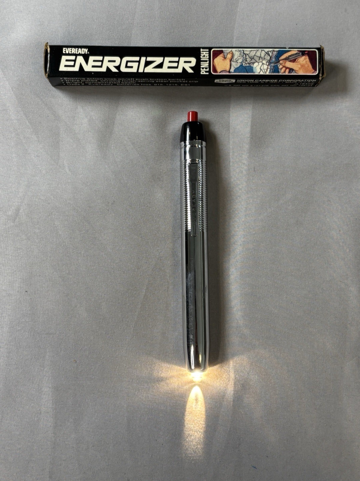 Vintage Eveready Energizer Penlight No 9215