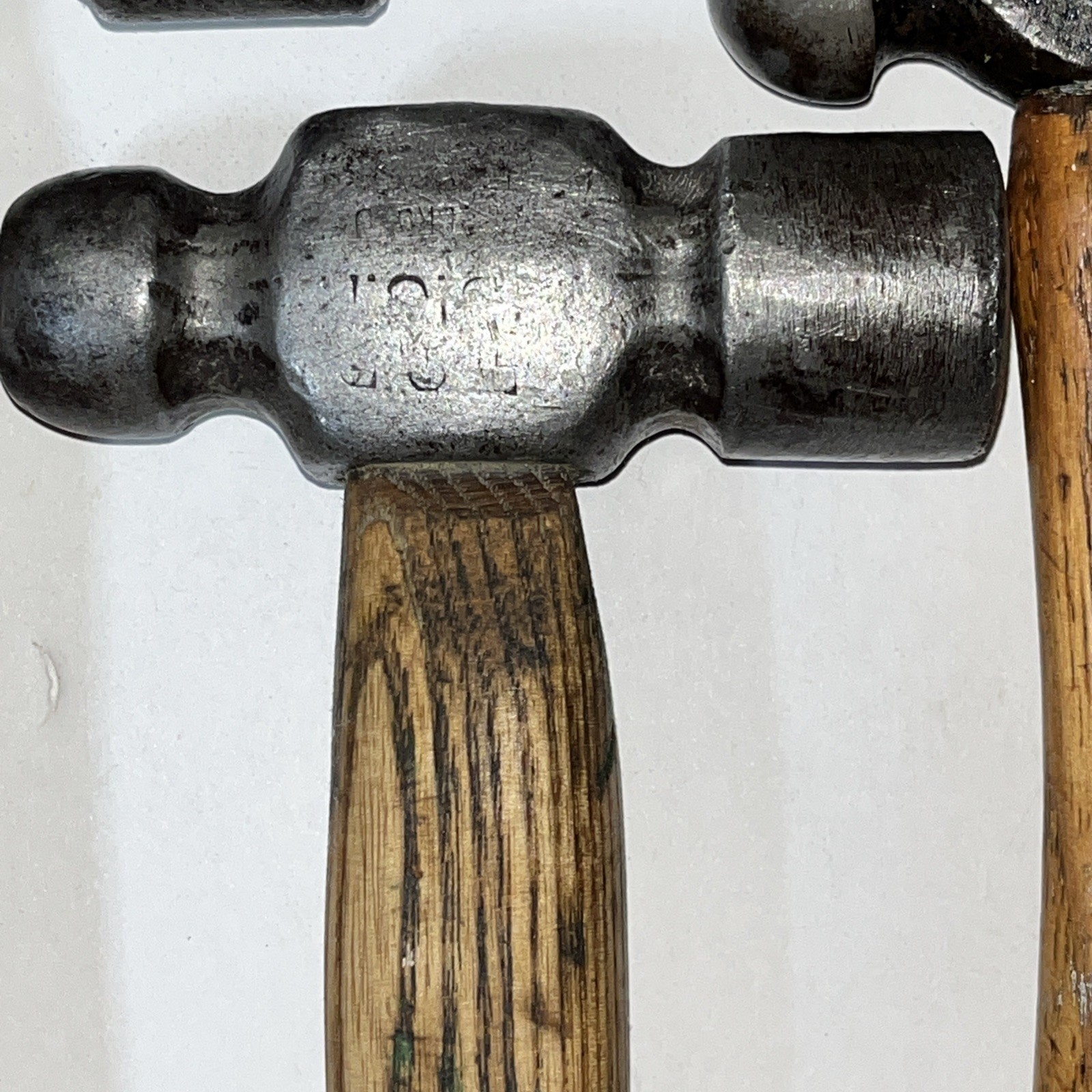 Vintage 4 BALL PEEN HAMMERS 10oz 14oz 17oz 26oz Craftsman Plumb Bond ?