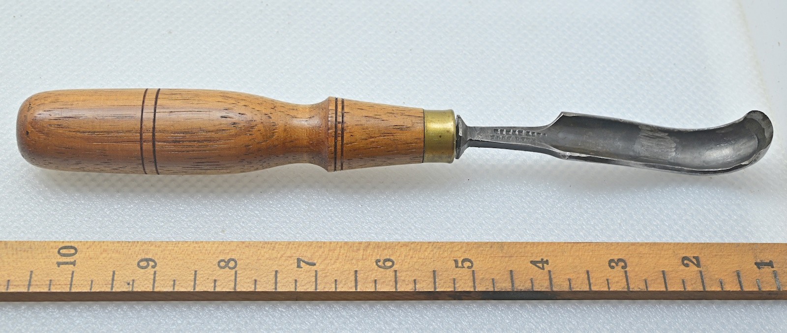 ✨Vintage 5/8″ Charles Buck Back Bent Carving Gouge Chisel (INV S324)