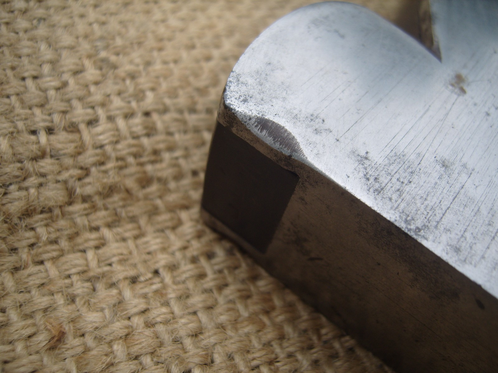 H Slater 7 3/4 x 1 1/4 inch Rosewood Infill Shoulder Plane with Marples Iron