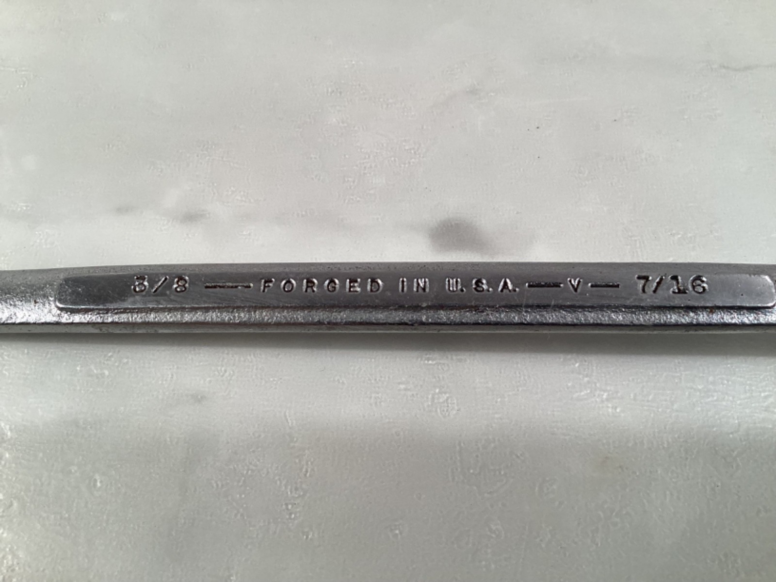 Vtg Craftsman Box Wrench “V” Series Set of 6 SAE Double Box End 12 Point USA EUC