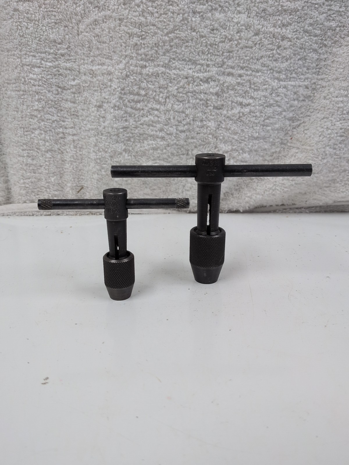 Lot Of 2 GTD Greenfield Tap & Die #333 & #328 Tap Handle Wrench