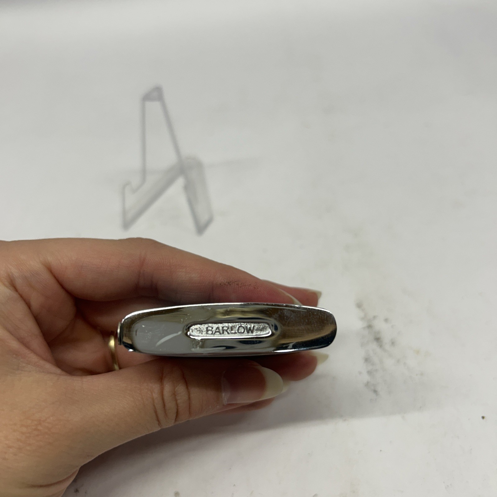 Vintage BARLOW Pocket Tape Measure Oliver Measured Mileage 72”