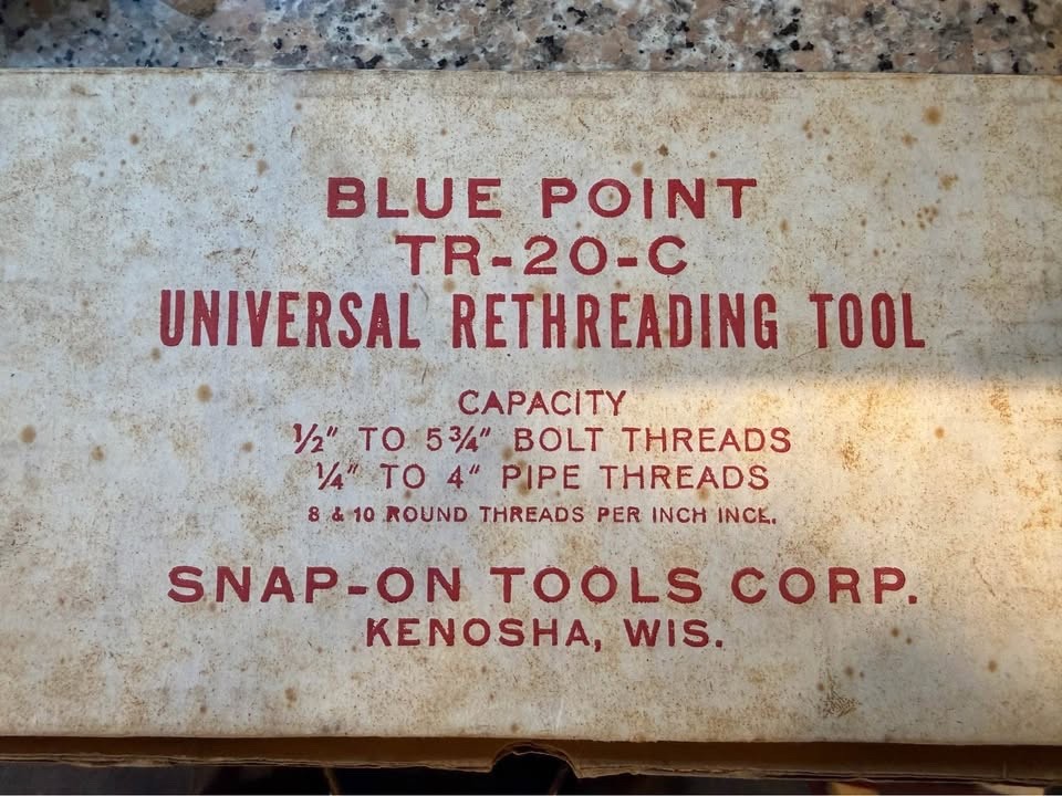 Blue Point Tr-20-c threading tool