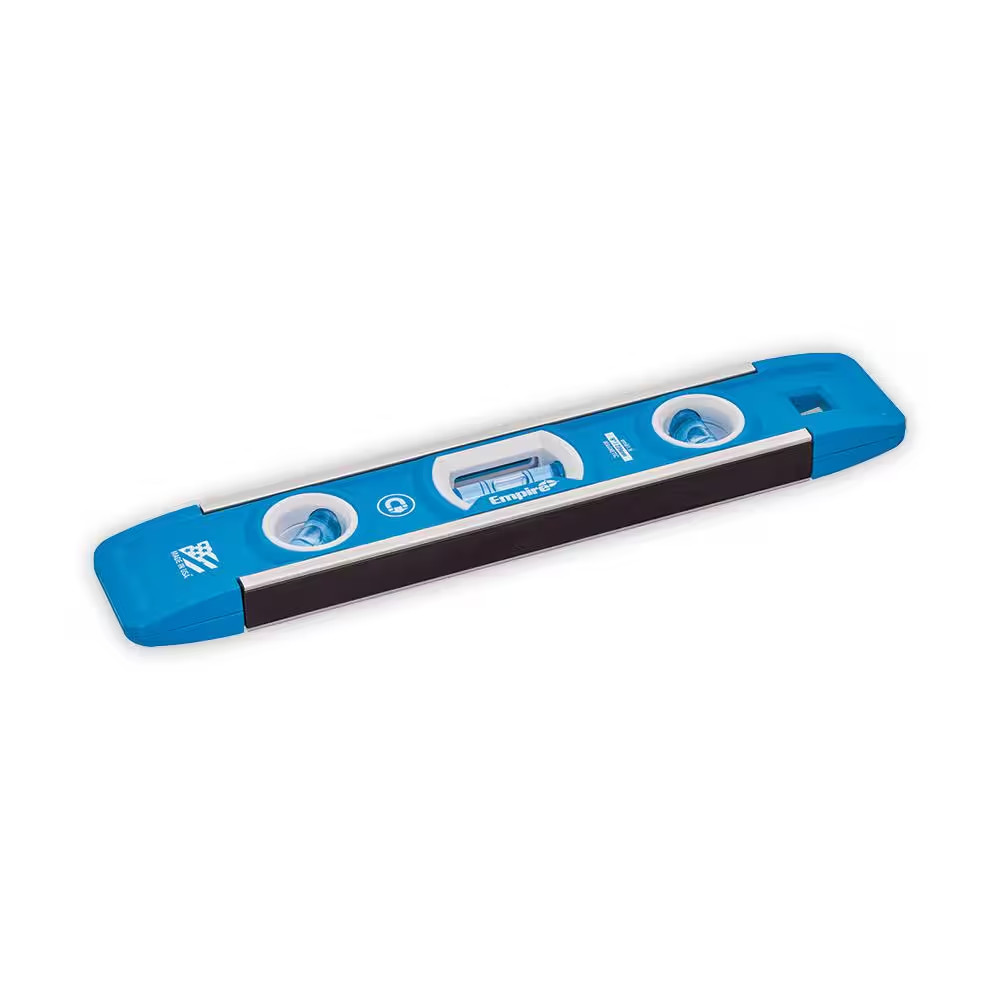 9 In. True Blue Professional Torpedo Level with 7 In. Aluminum Rafter Square