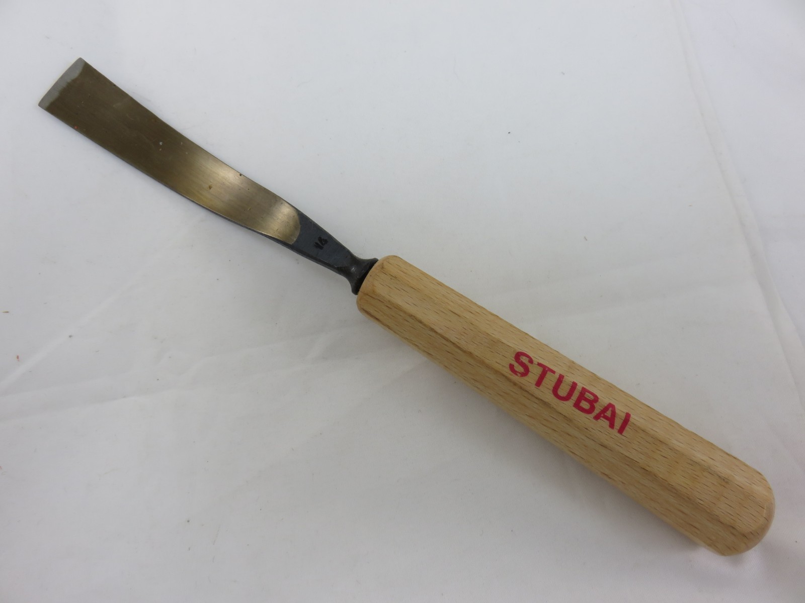 Stubai #14 5 Sweep Long Bent Gouge Wood Carving Chisel 20mm Austria UNUSED
