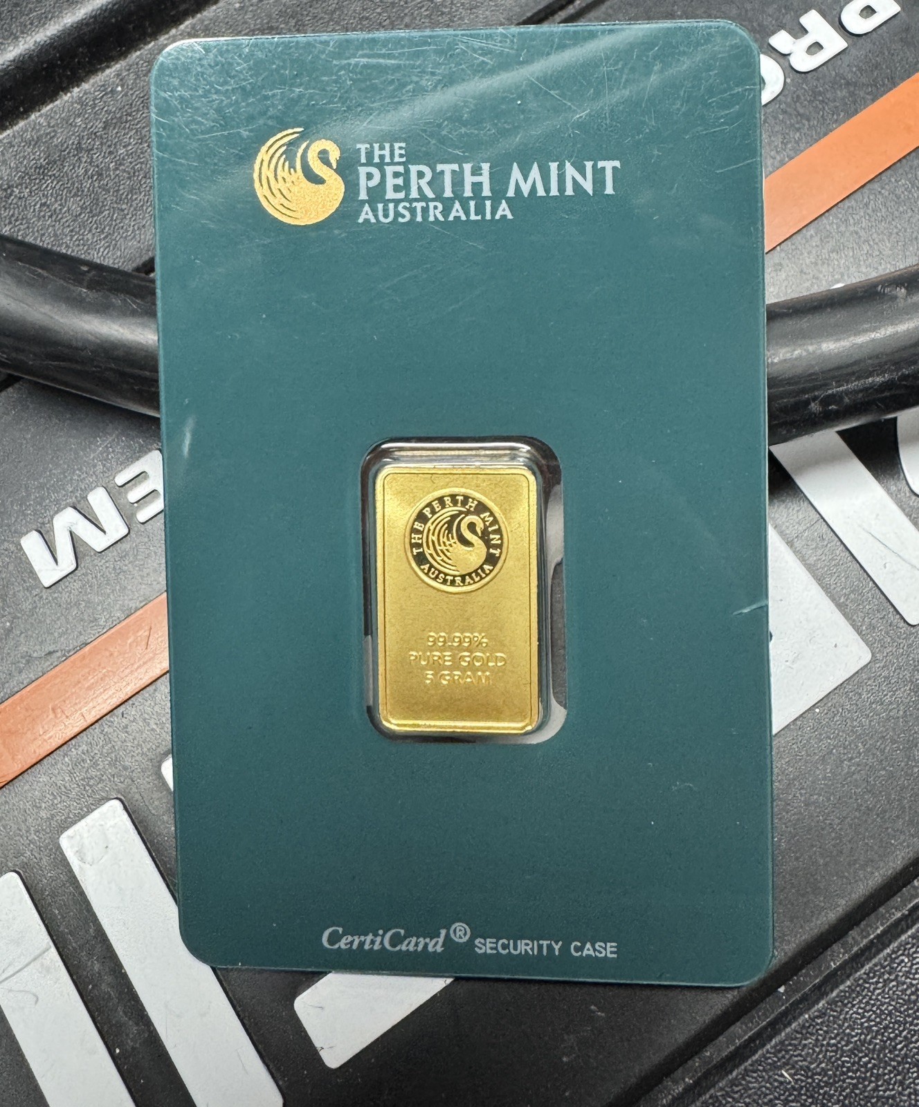 Authentic 5 Gram PERTH Mint Gold Bar .999 in ASSAY Sealed -INVEST 💰👑 📈