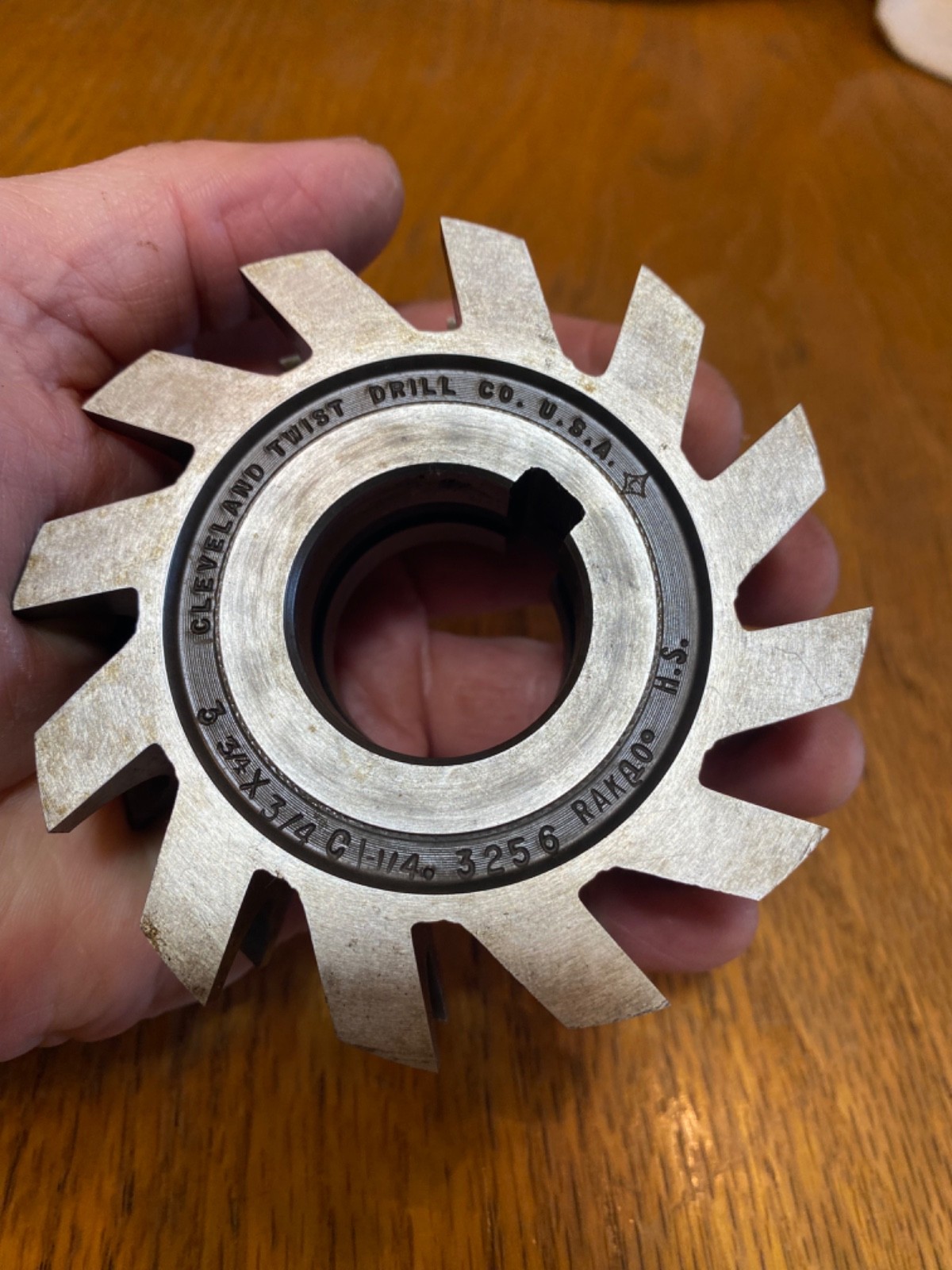 Machinist Mill Lathe Concave Milling Cutter Cleveland 3-3/4″ x 3/4″C x 1-1/4″