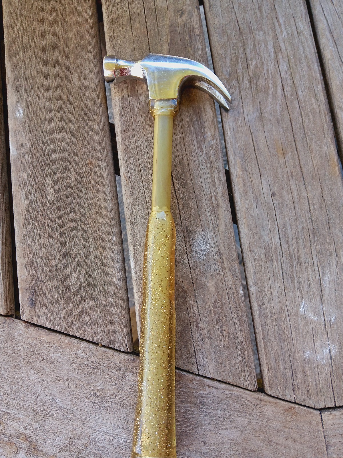 Vintage BET’R GRIP D170 Claw Hammer Glitter Chrome Plated Diligent Duchess Proto
