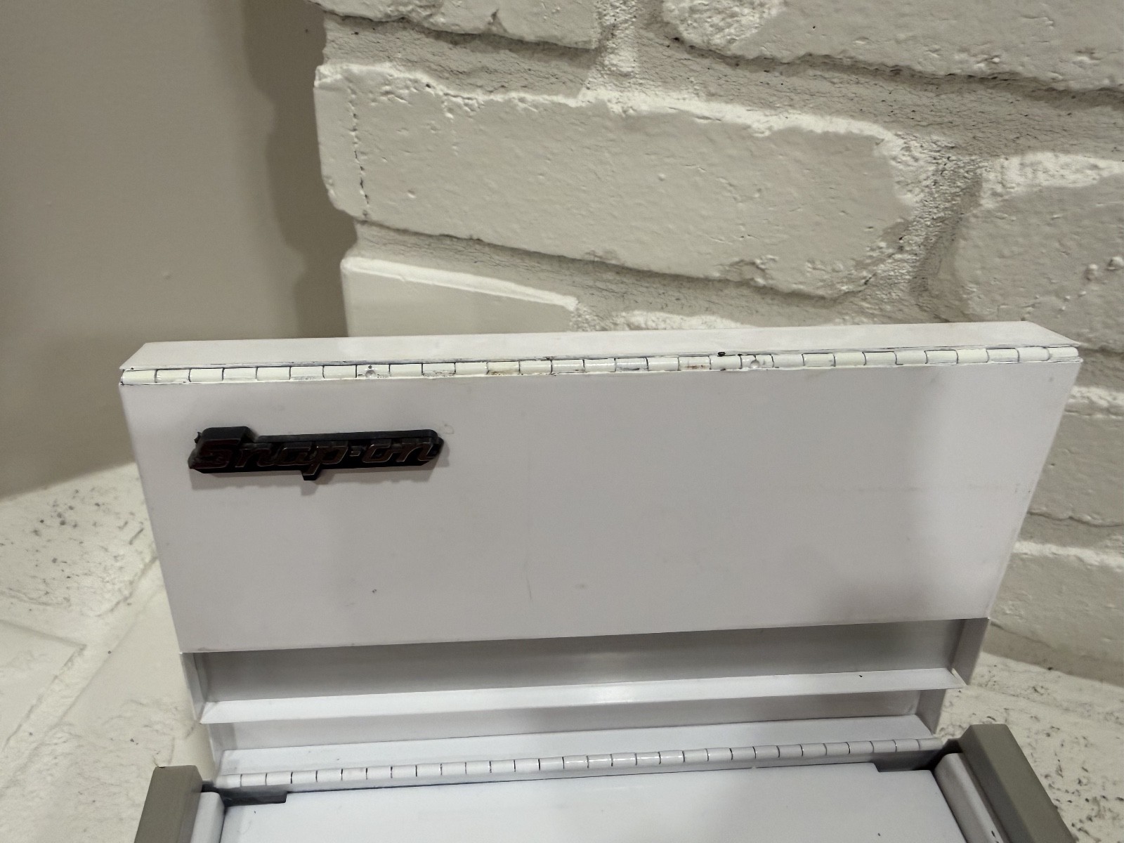 Snapon Tools Micro Mini Tool Box Index Card Holder Top Chest White 1990’s