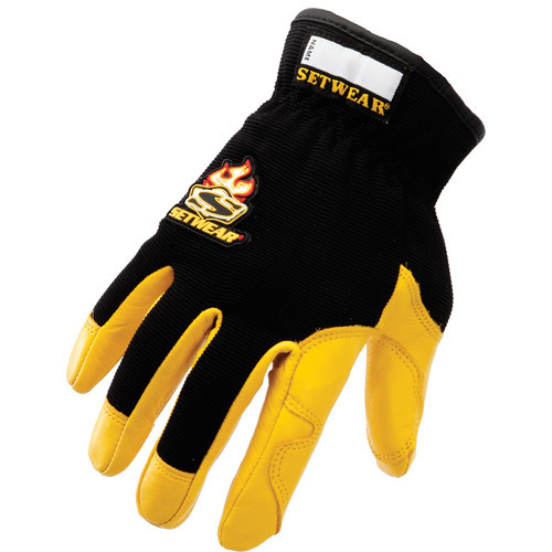 New Setwear Pro Leather Tan Color One Touch Glove Large Size Gloves