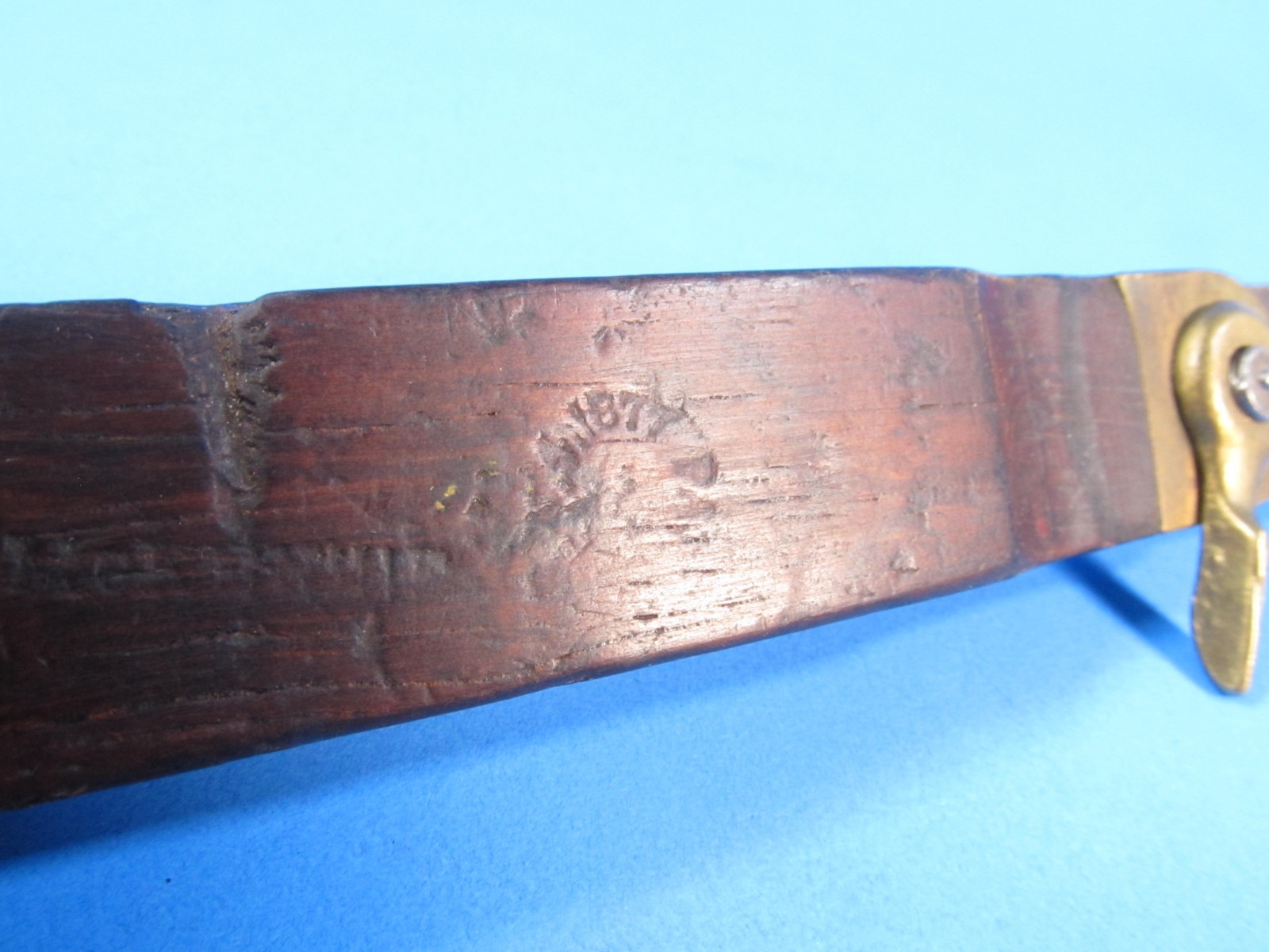 as-is lot of 6 Stanley No 25 wood bevel squares all Type 2 w/ 1877 patent date