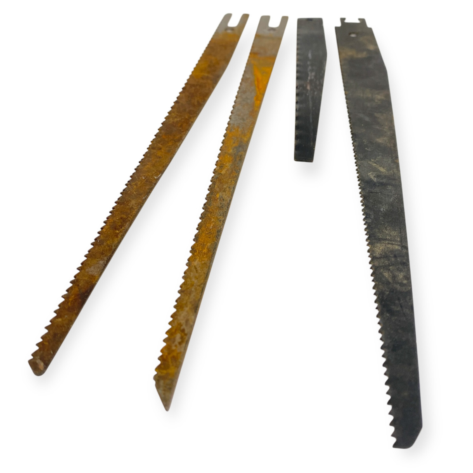 Vintage 7 in and 12 in Mixed Reciprocating Saw Blades, 4 Pcs