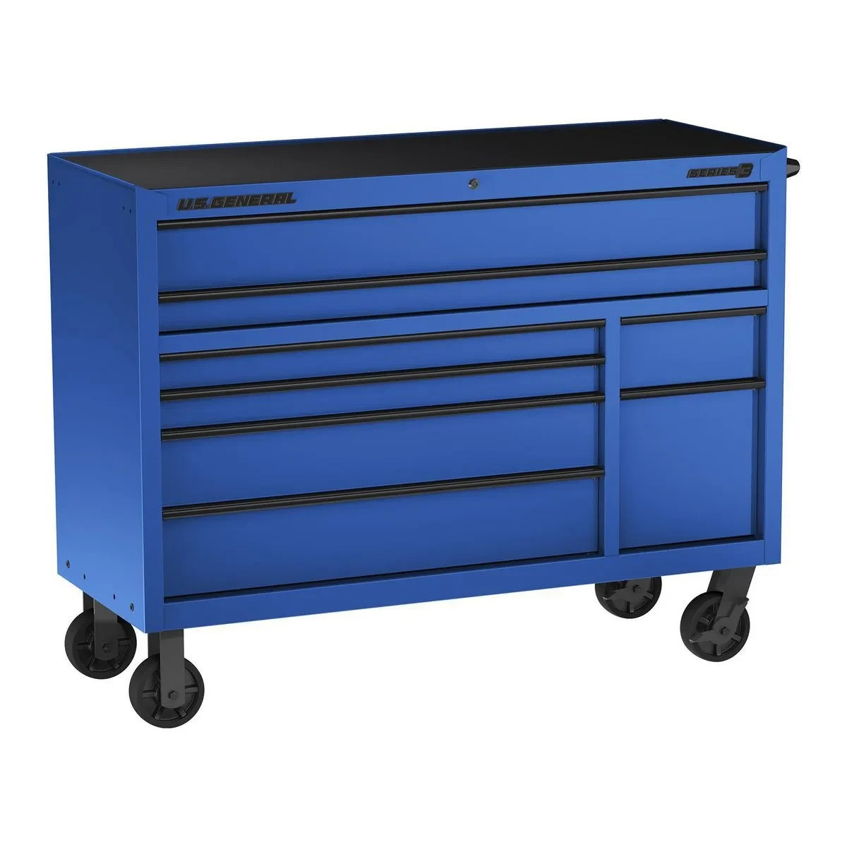 Full sized professional tool box -US General 56×22 Roller Cabinet – BLUE
