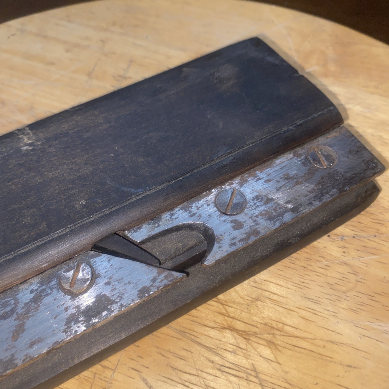 Early Groove Plane Wood Plane Antique Black