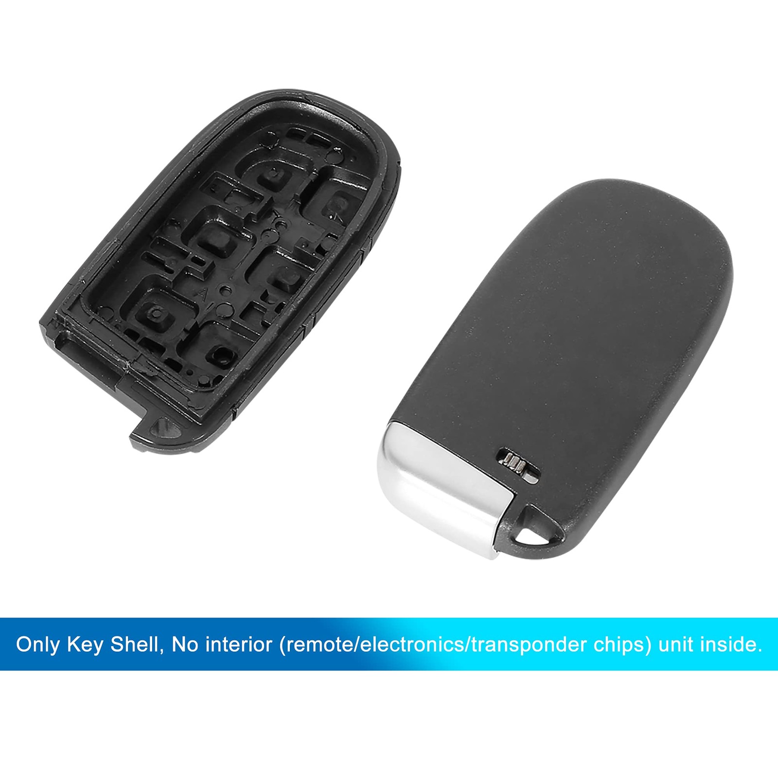 X AUTOHAUX 2pc Car Replacement 7×3.5×1.5cm / 2.76″x1.38″x0.59″(L*W*H), Black