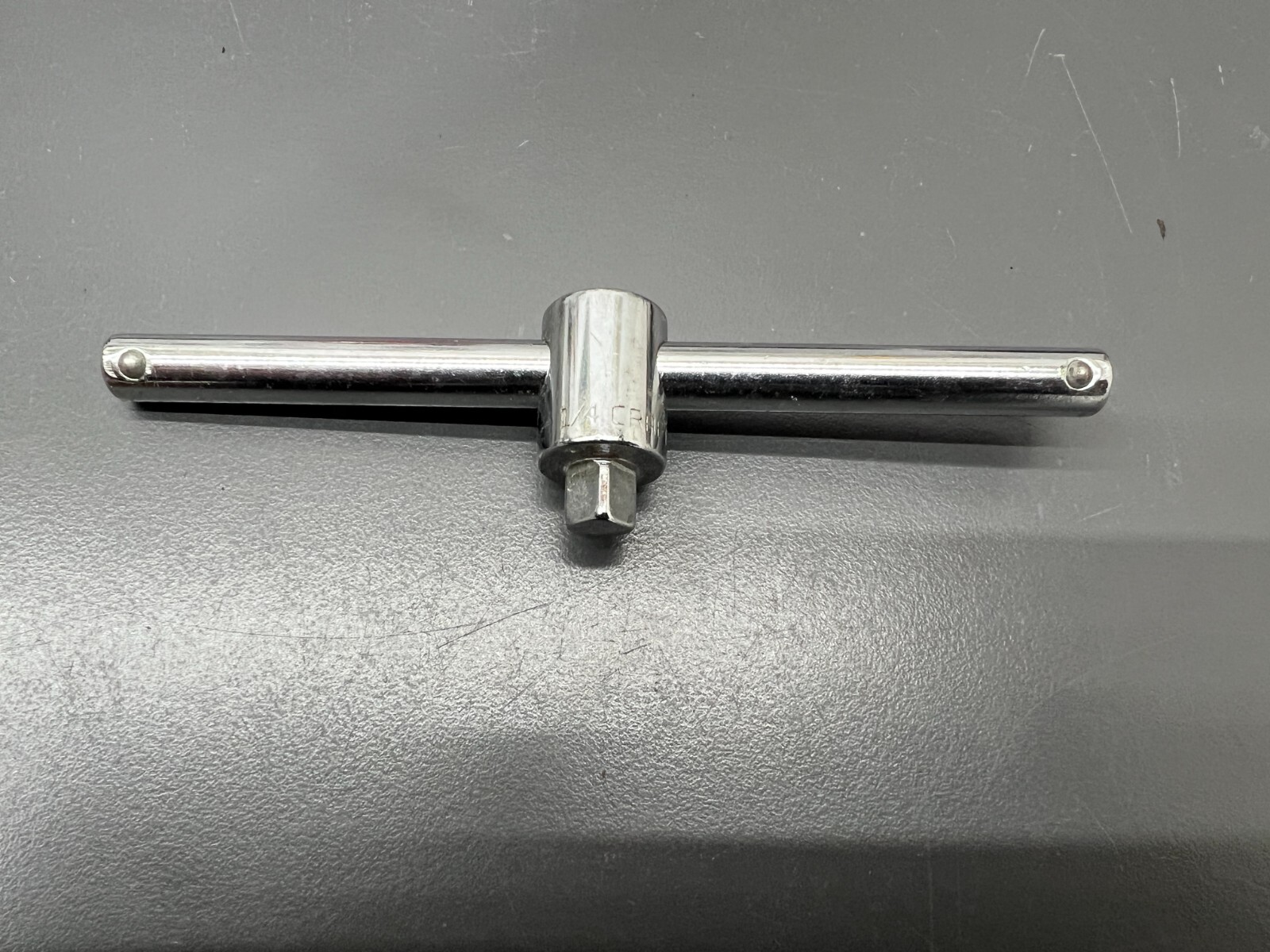 (e) VINTAGE CRAFTSMAN -V- 4354 1/4″ DRIVE SLIDING T-HANDLE BREAKER BAR VGC USA