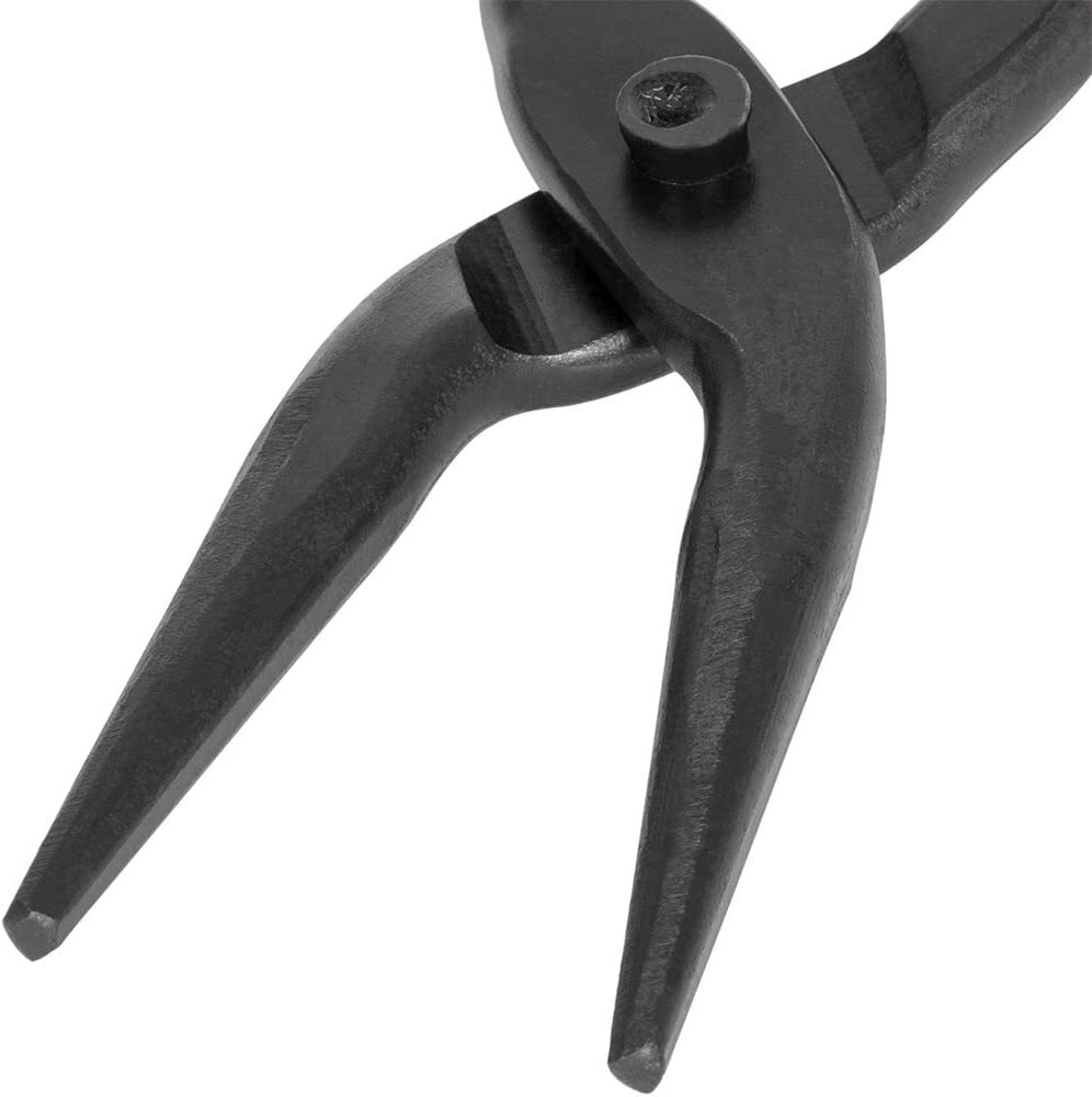 Beginner Blacksmith Tongs Forge Tong Tools Flat Jaw,Pick Up,Scroll,V-Bit Tongs