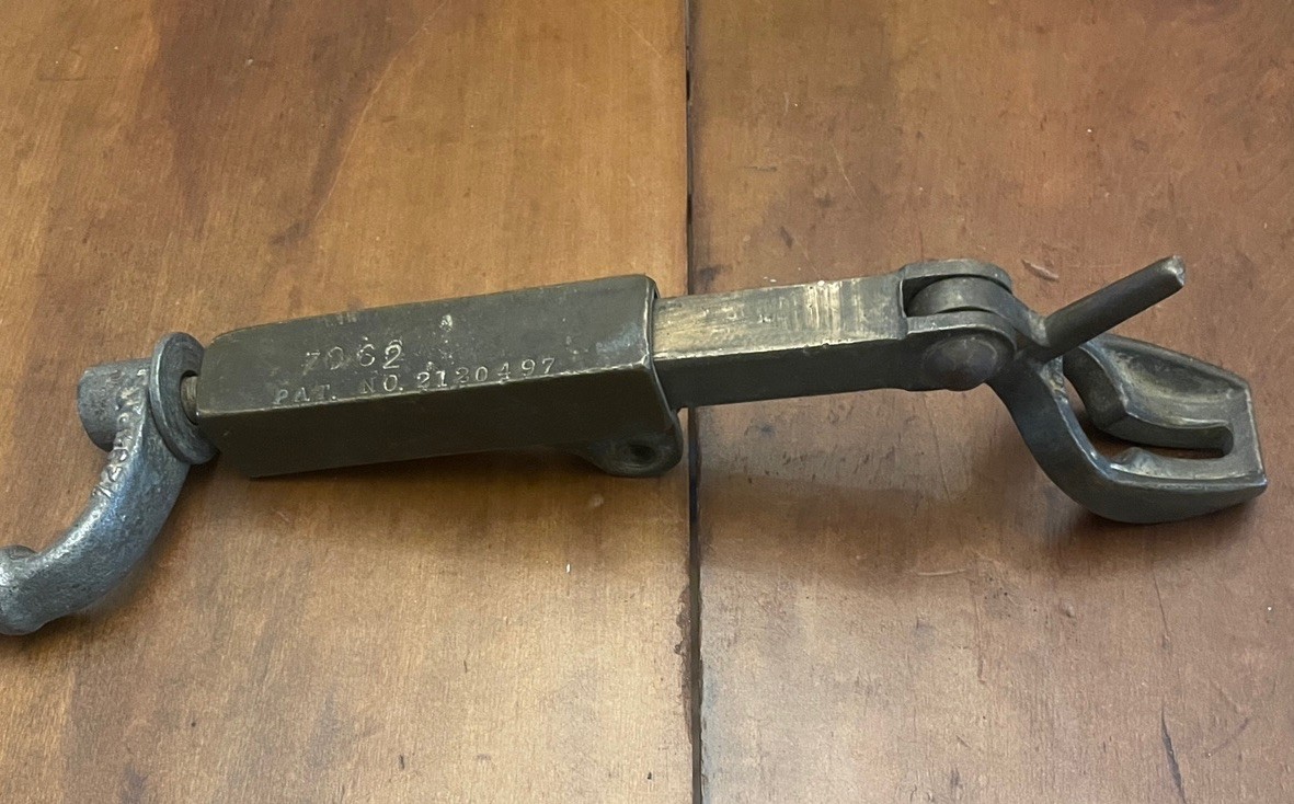 James R.Kearney Bronze Conductor Chain Tightener Pat.#2120497 Lot Of 6.Date 1938