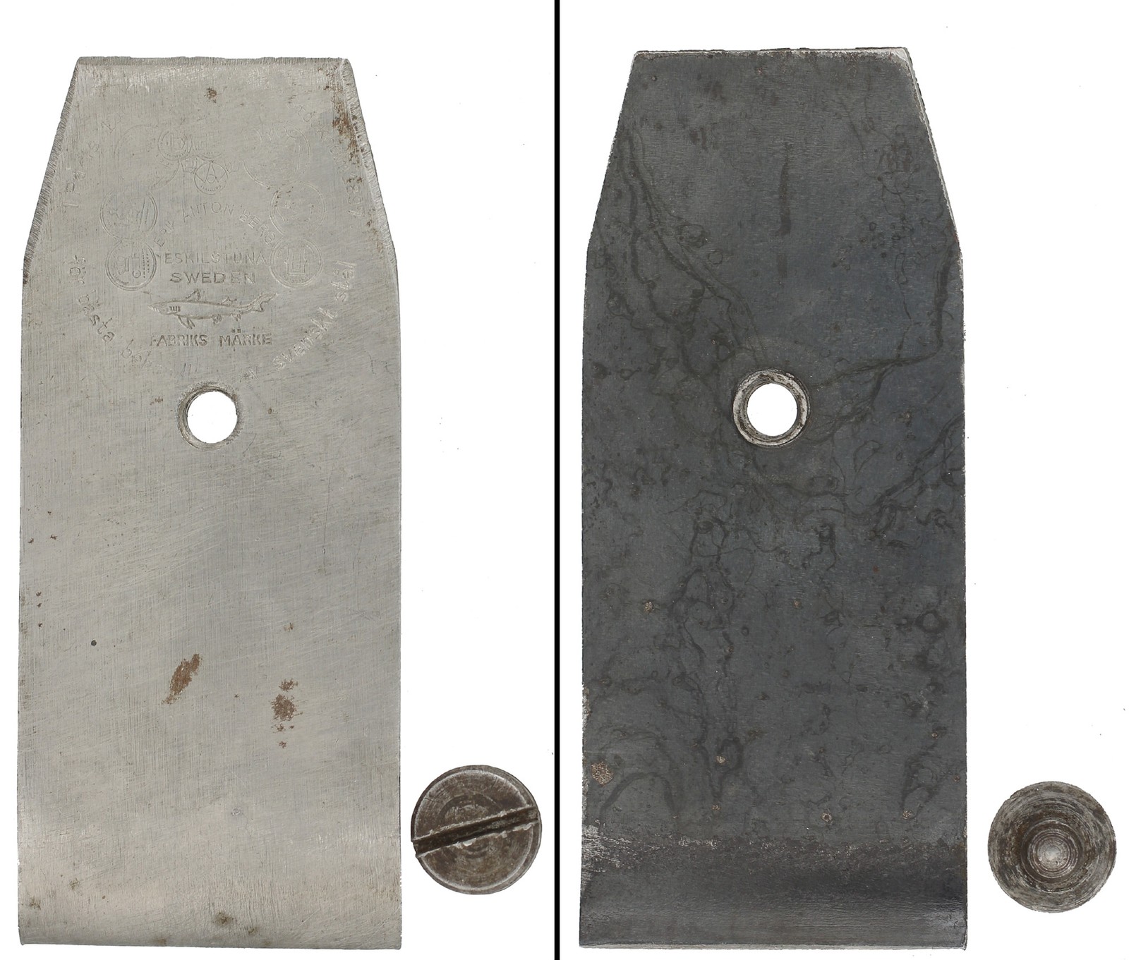 Original Chip Breaker for E.A. Berg 1 1/2 Inch Plane Iron – mjdtoolparts